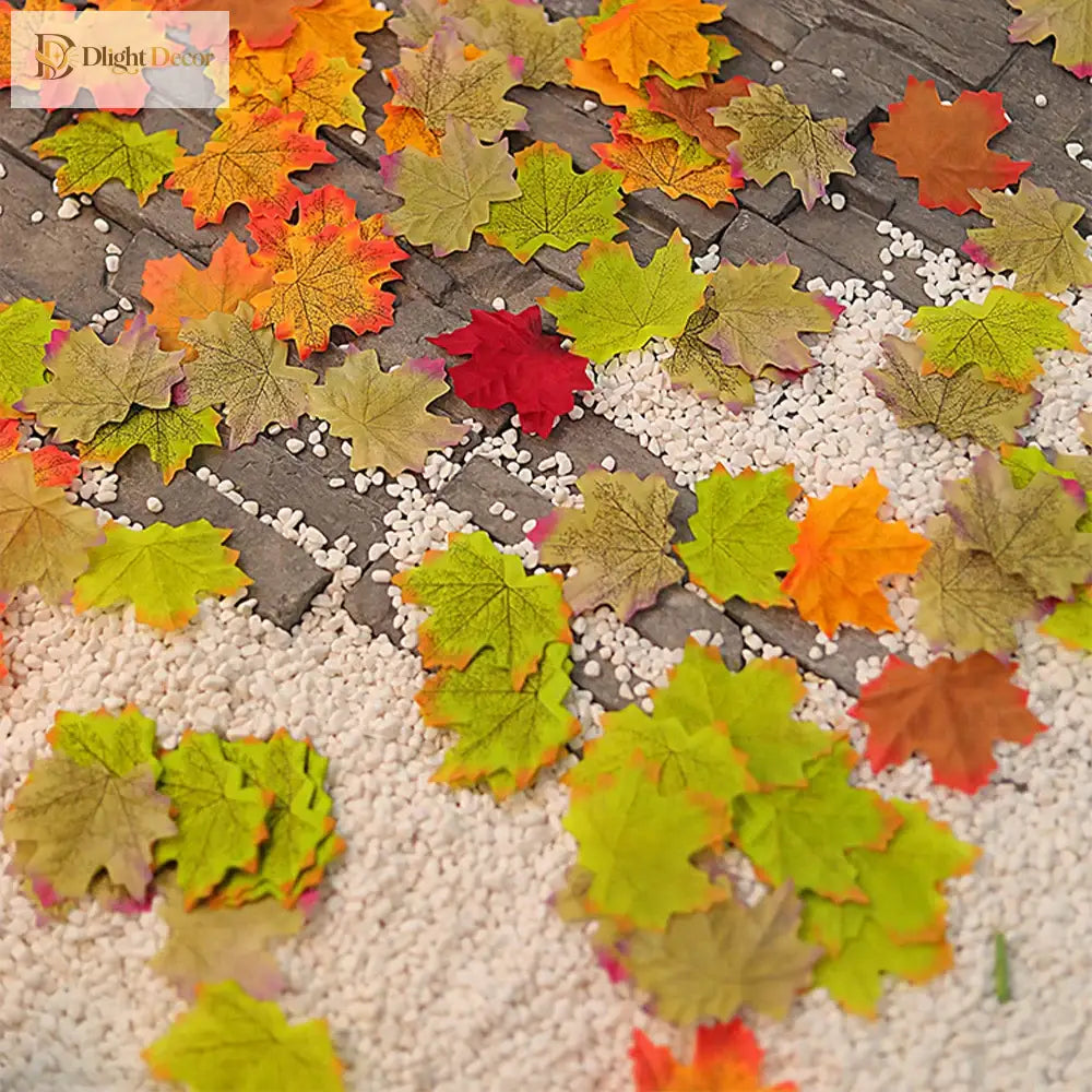Dlight Decor Maple Leaves Set for Autumn Wall and Table Decor