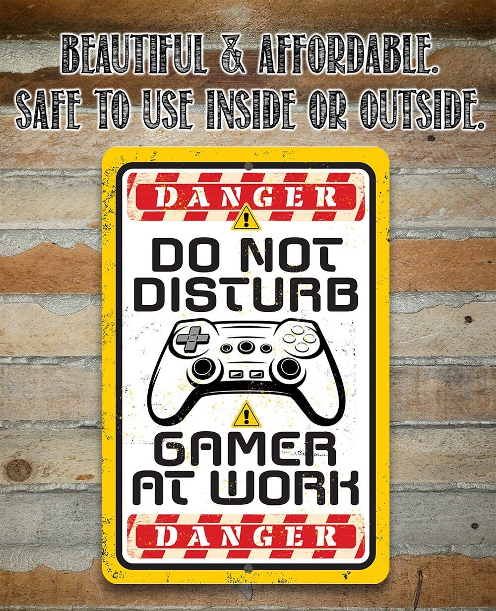 Do Not Disturb Gamer -  Metal Sign