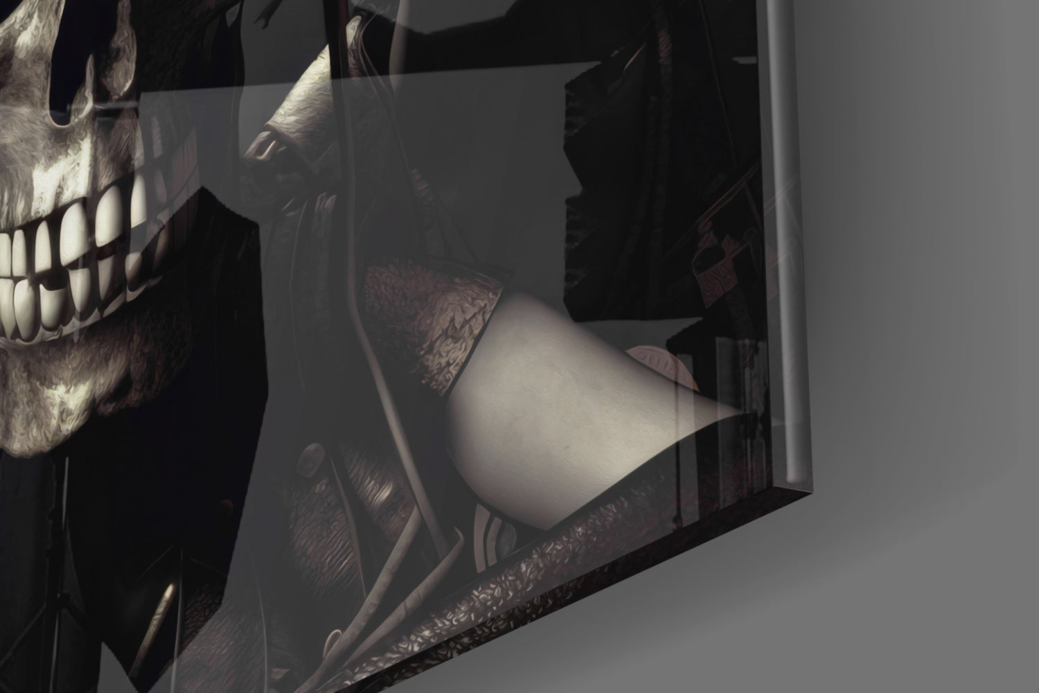 Skull Party Glass Wall Art || Designer's Collection