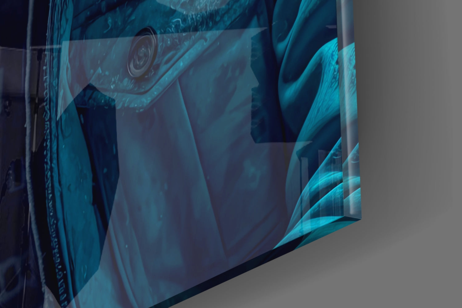 Music and the Ape  Glass Wall Art || Designer Collection