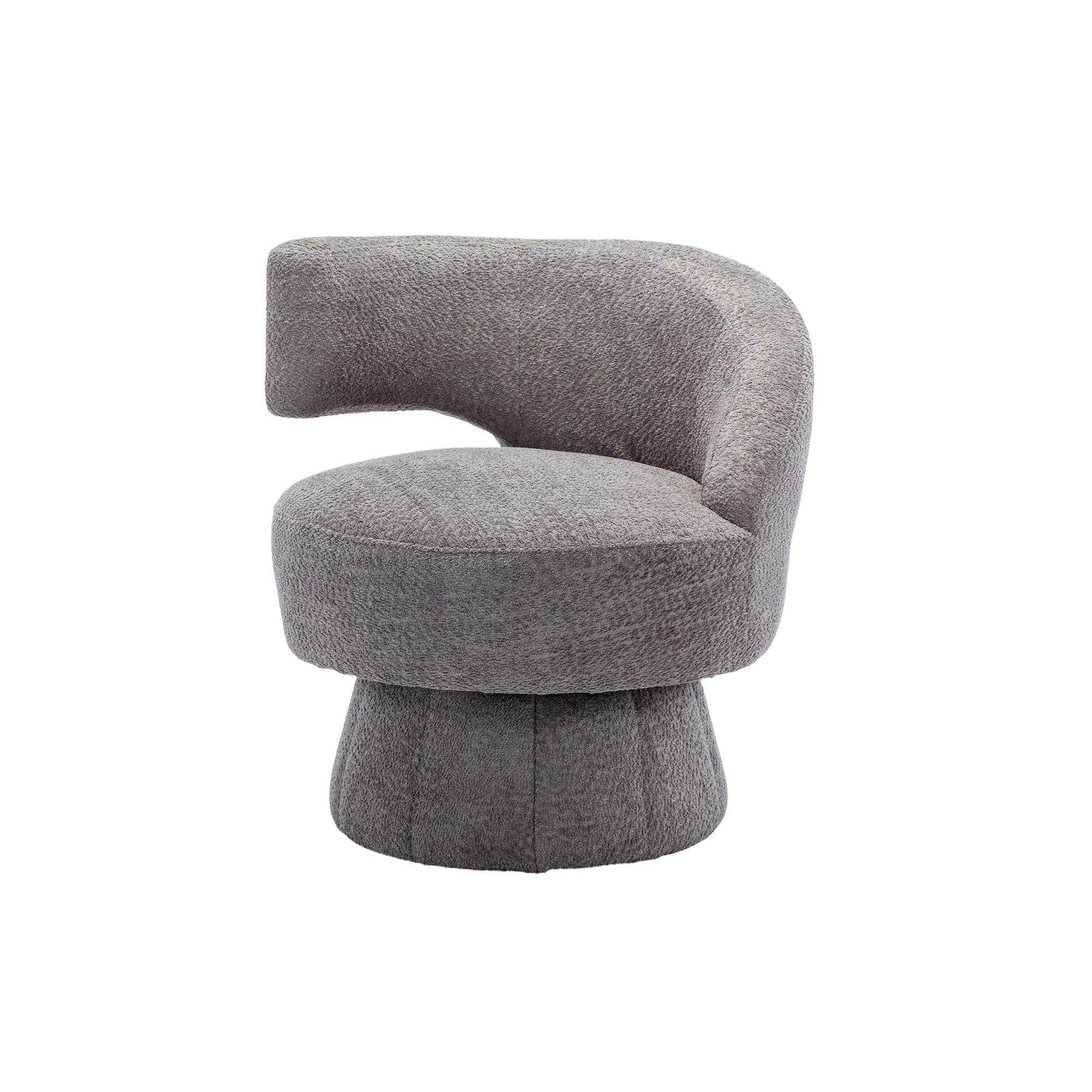 360 Degree Swivel Cuddle Barrel Accent Chairs-0