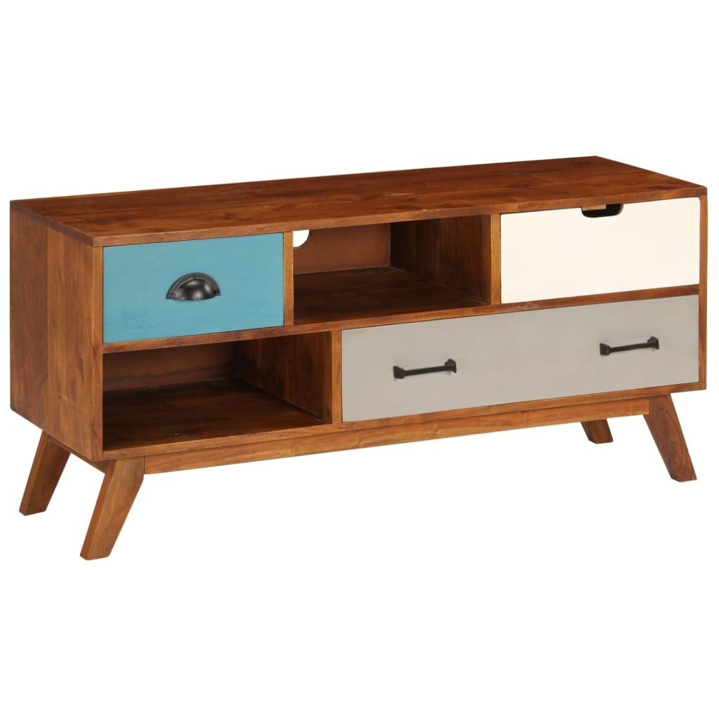 TV Cabinet with 3 Drawers 43.3"x13.7"x19.6"-3