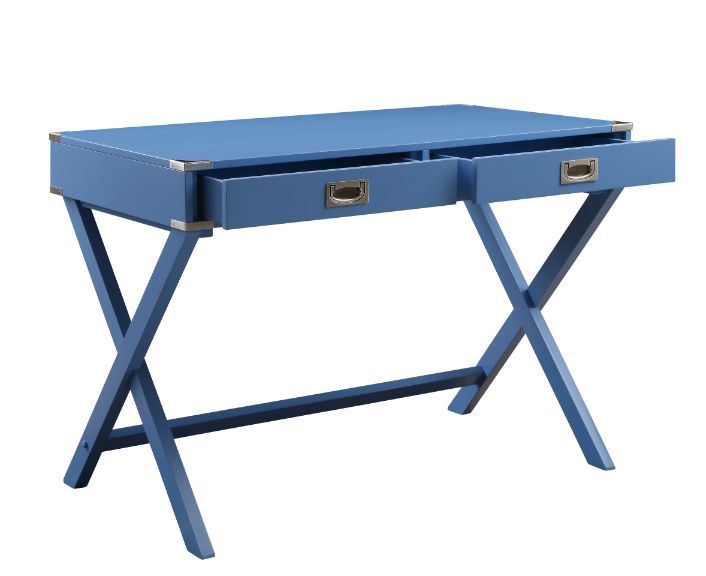 ACME Amenia Writing Desk, Blue Finish YF-2