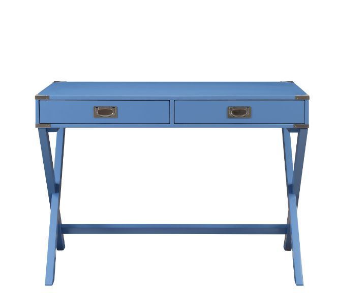 ACME Amenia Writing Desk, Blue Finish YF-3