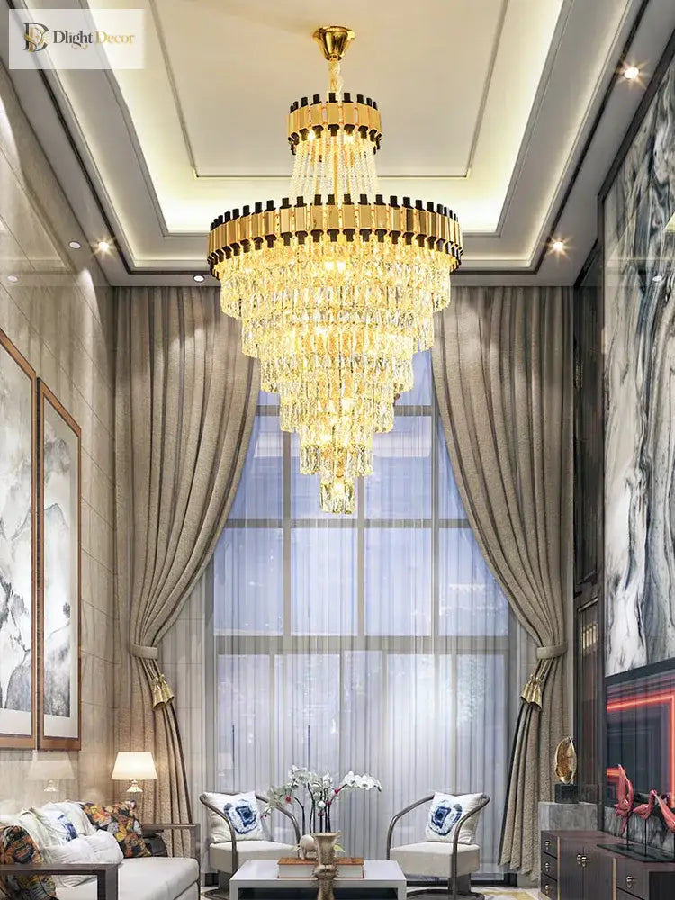Duplex Modern Chandelier | Living Room & Lounge Lighting