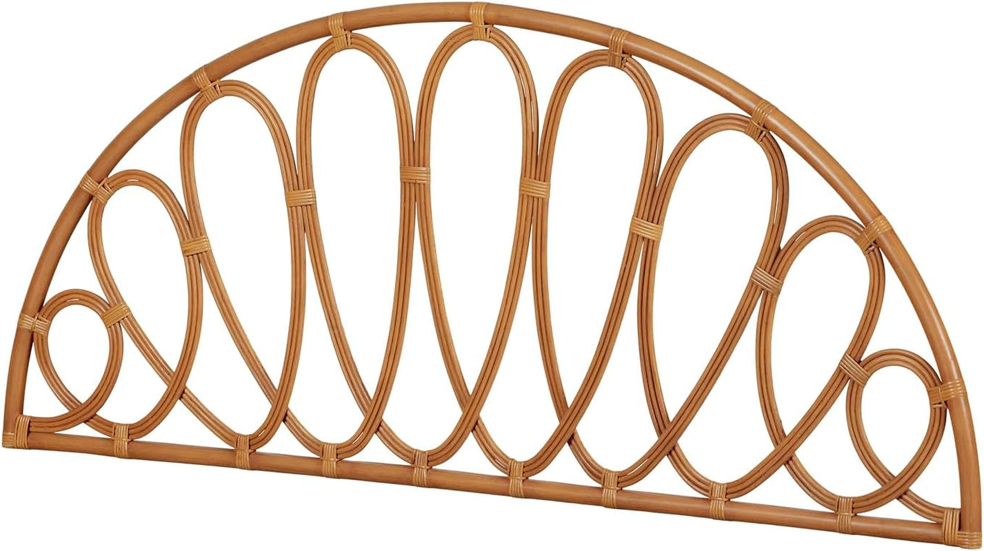 Elegant Wall-Mounted Headboard With Curvaceous Flower Petals