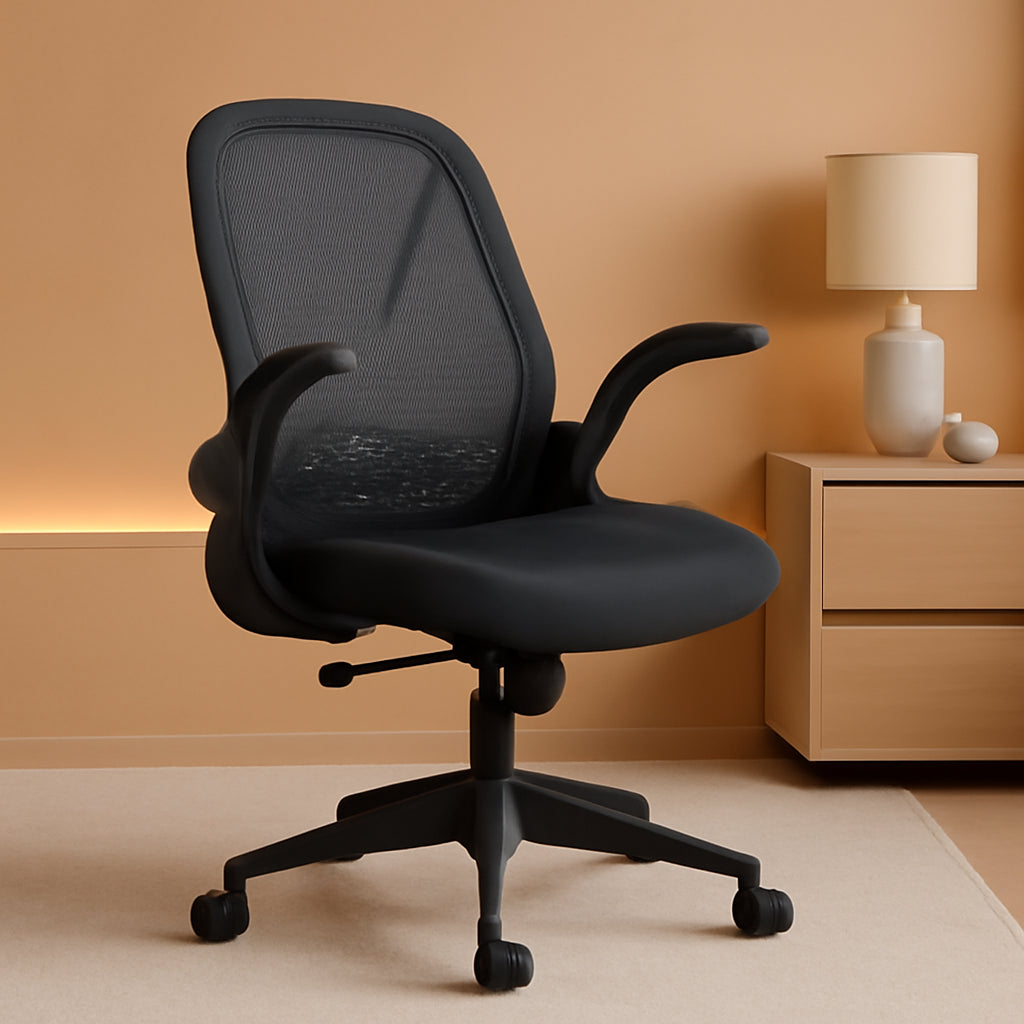 Ergonomic Gaming Chair With Lumbar Support Black Adjustable