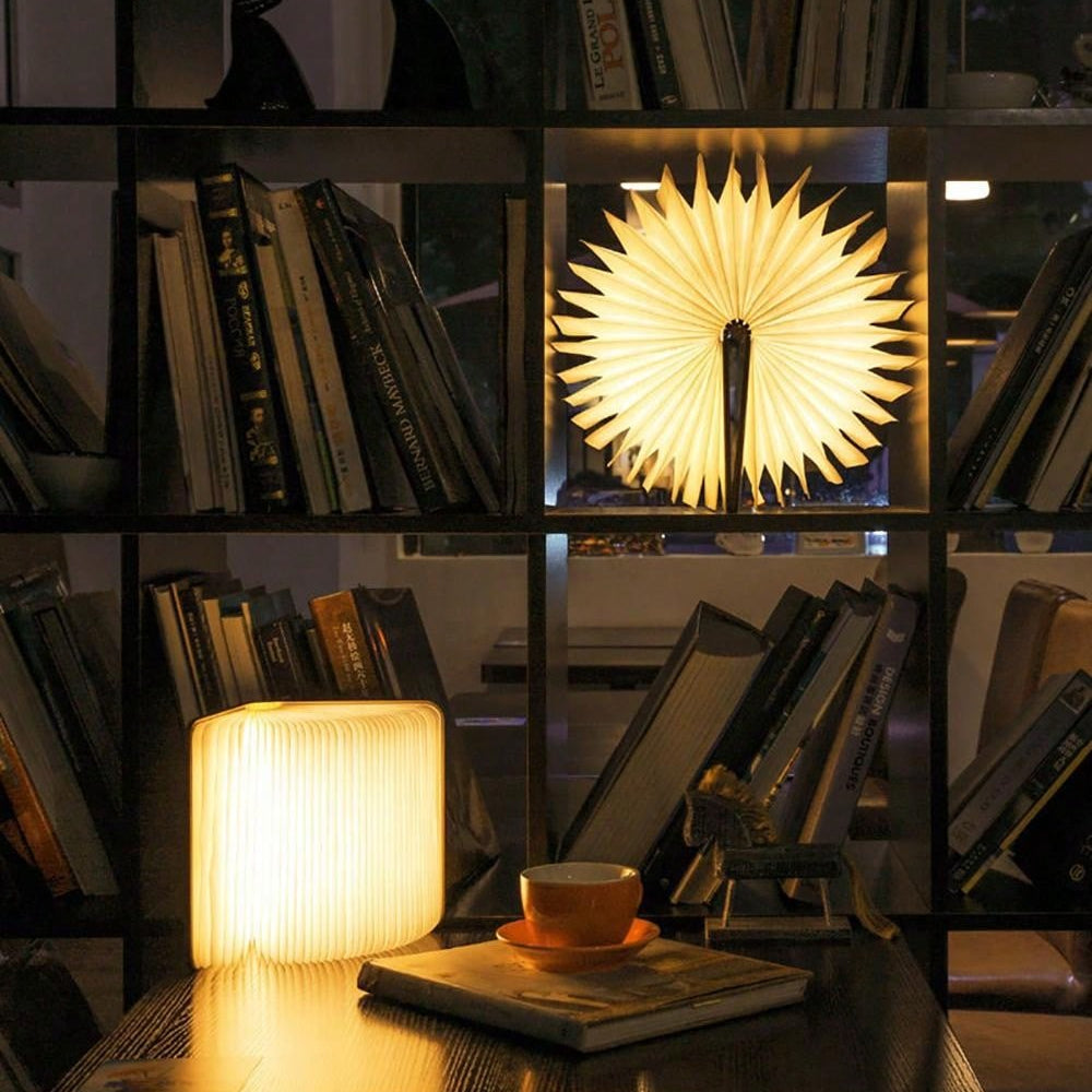 Wooden Luminous Book Lamp, Holiday Gift-2