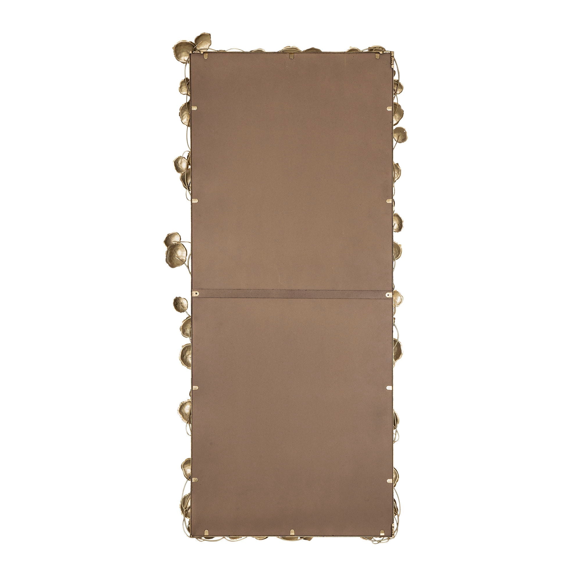 Full Length Mirror with Gold Leaf Accents