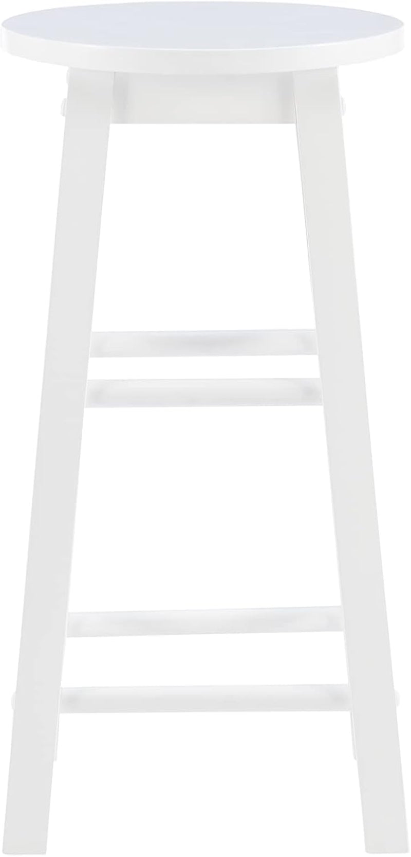 Zeke White 24 Inch Counter Stool Modern Kitchen Seating