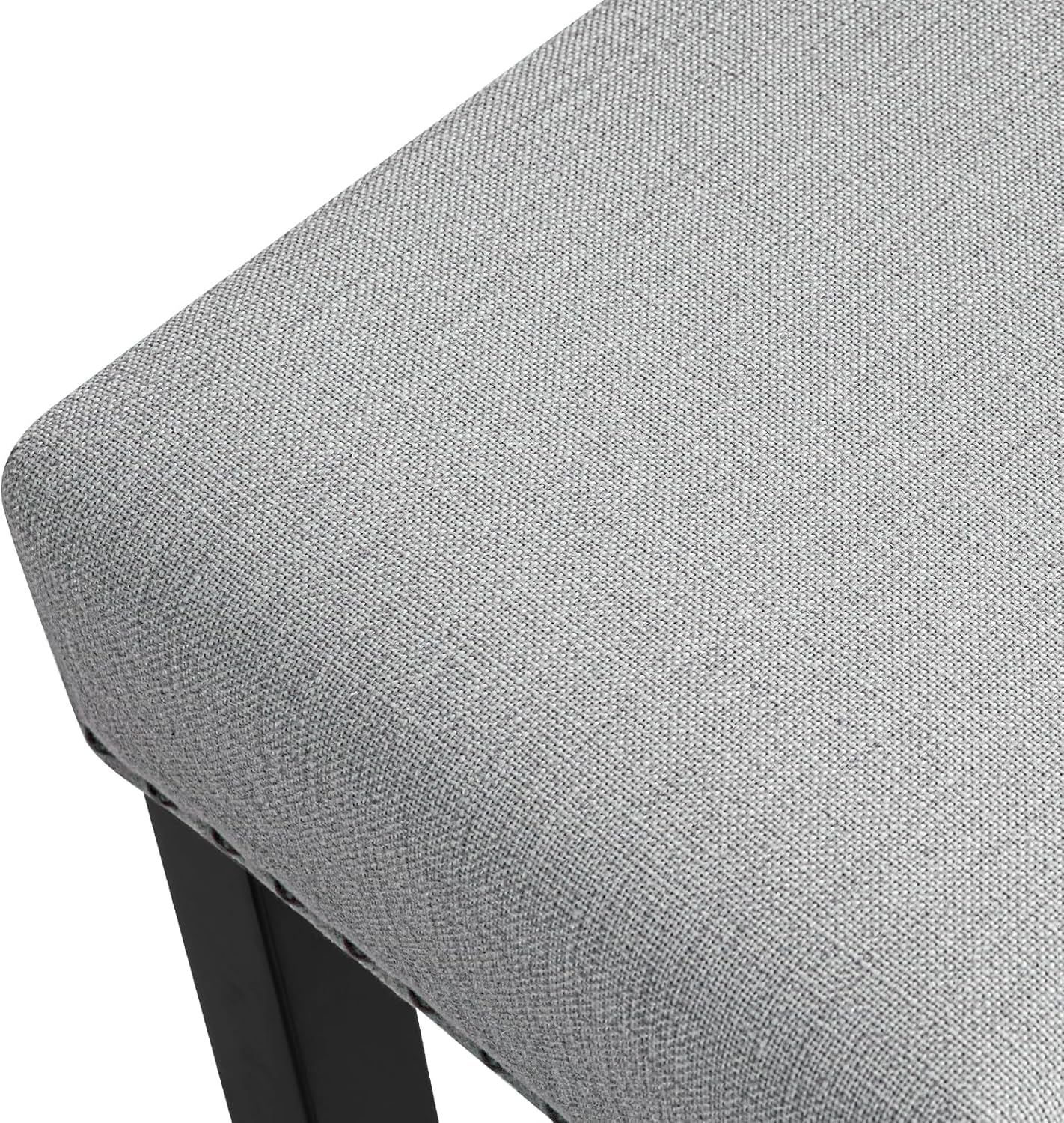 Ergonomic Upholstered Bar Stools Set for Kitchen Island