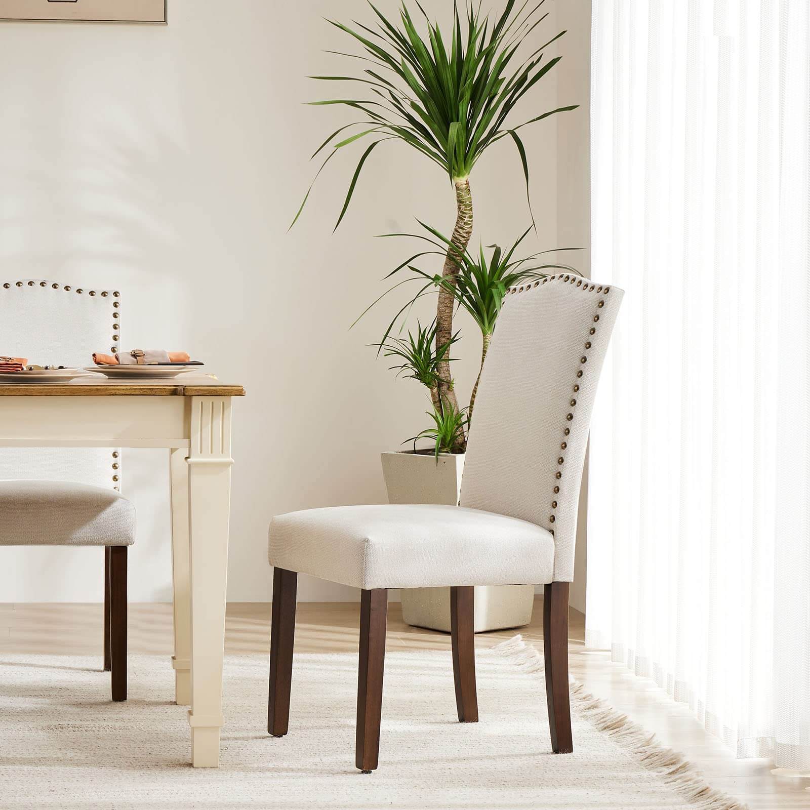 Modern Armless Dining Chairs-2