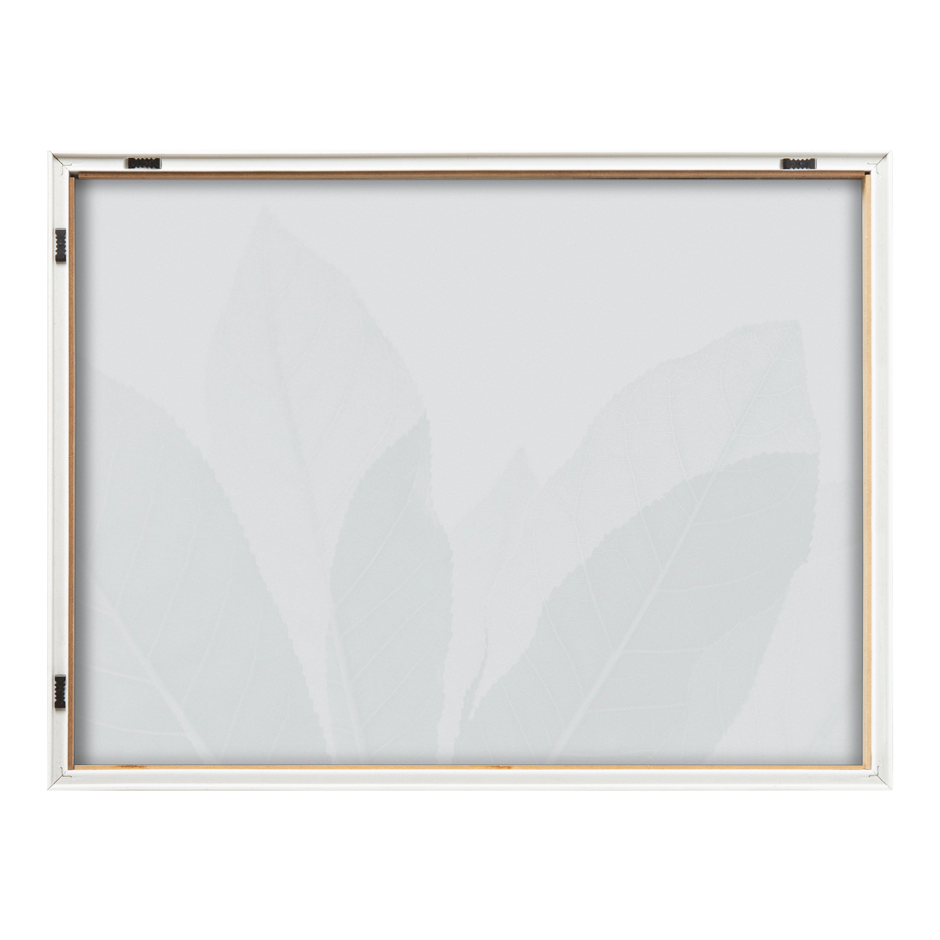 Blake Modern Green Leaf Botanical III Framed Printed Glass by The Creative Bunch Studio
