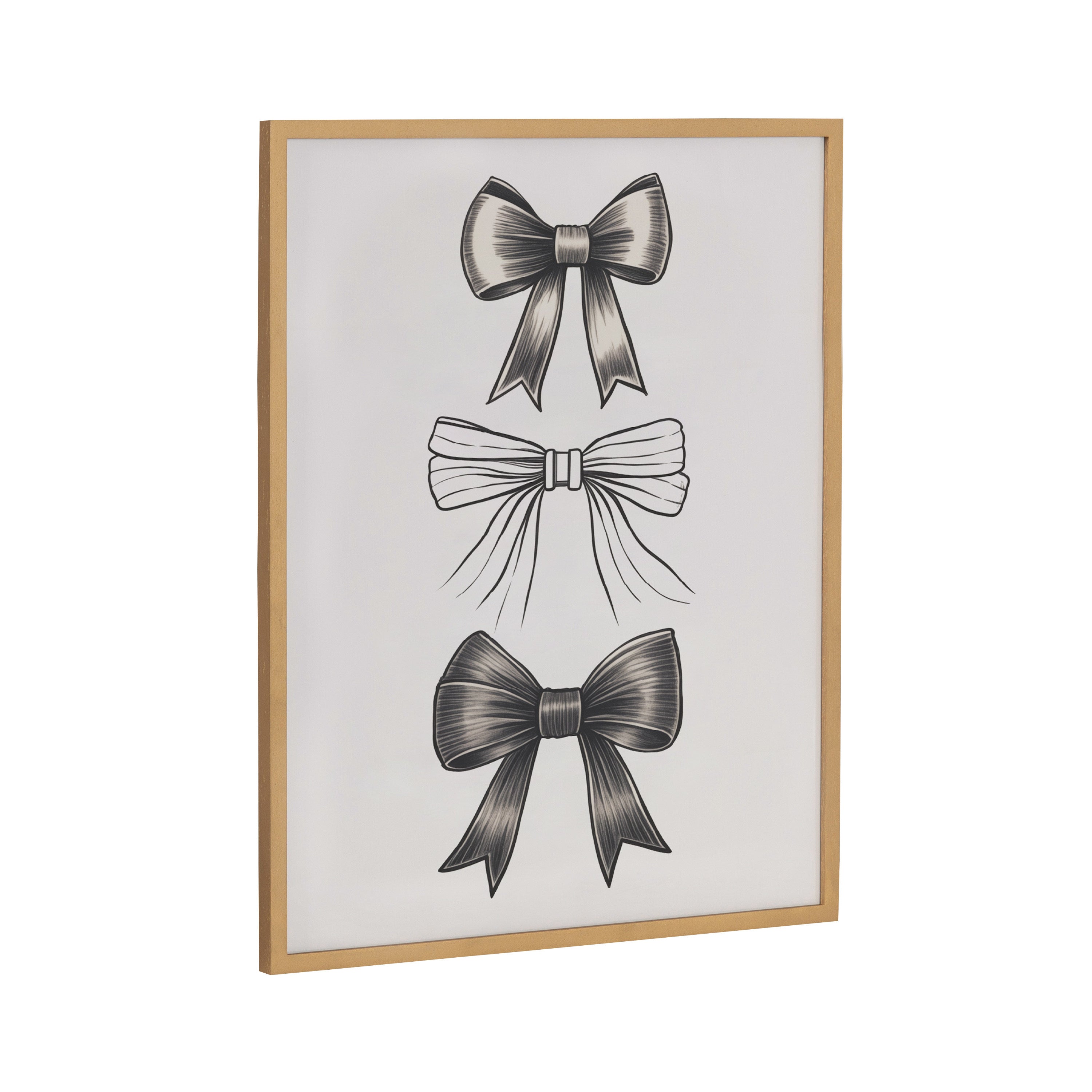 Gallery Coquette Preppy Retro Girly Black Bows Print by The Creative Bunch Studio