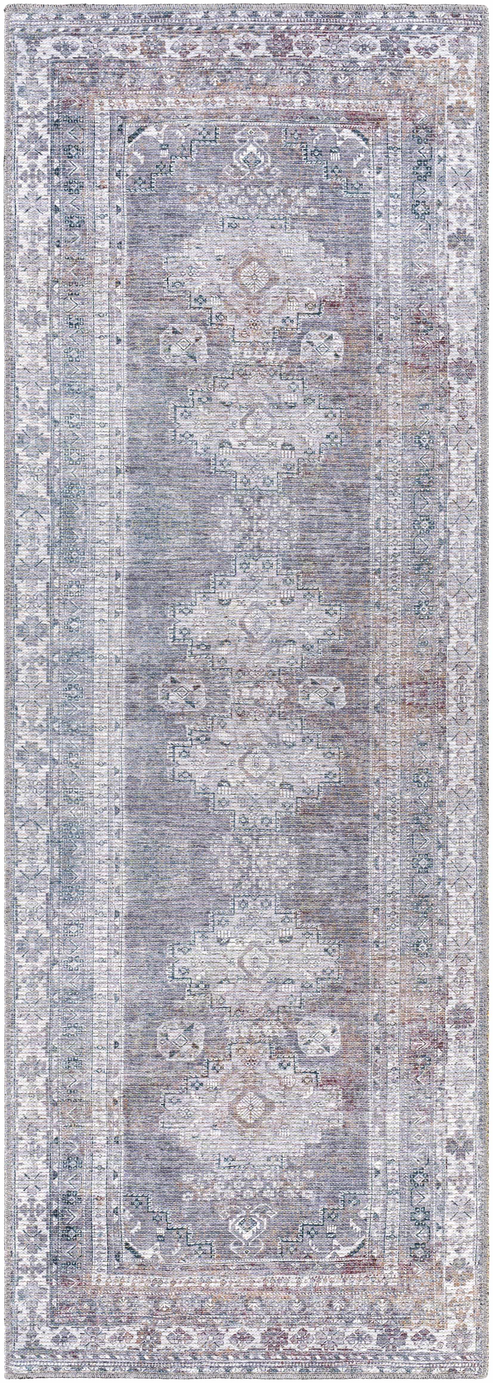 Baltinglass Gray Washable Rug-5