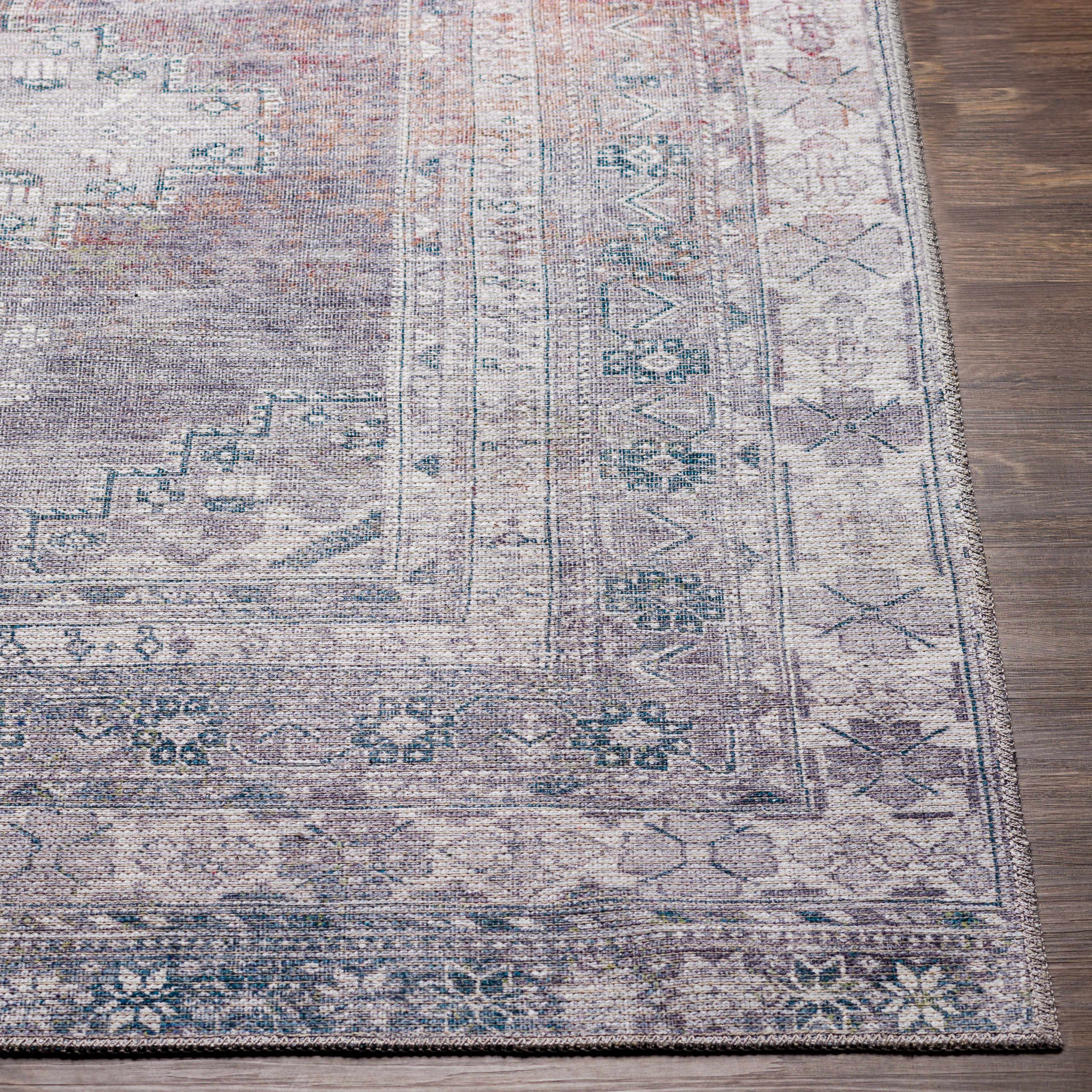 Baltinglass Gray Washable Rug-1