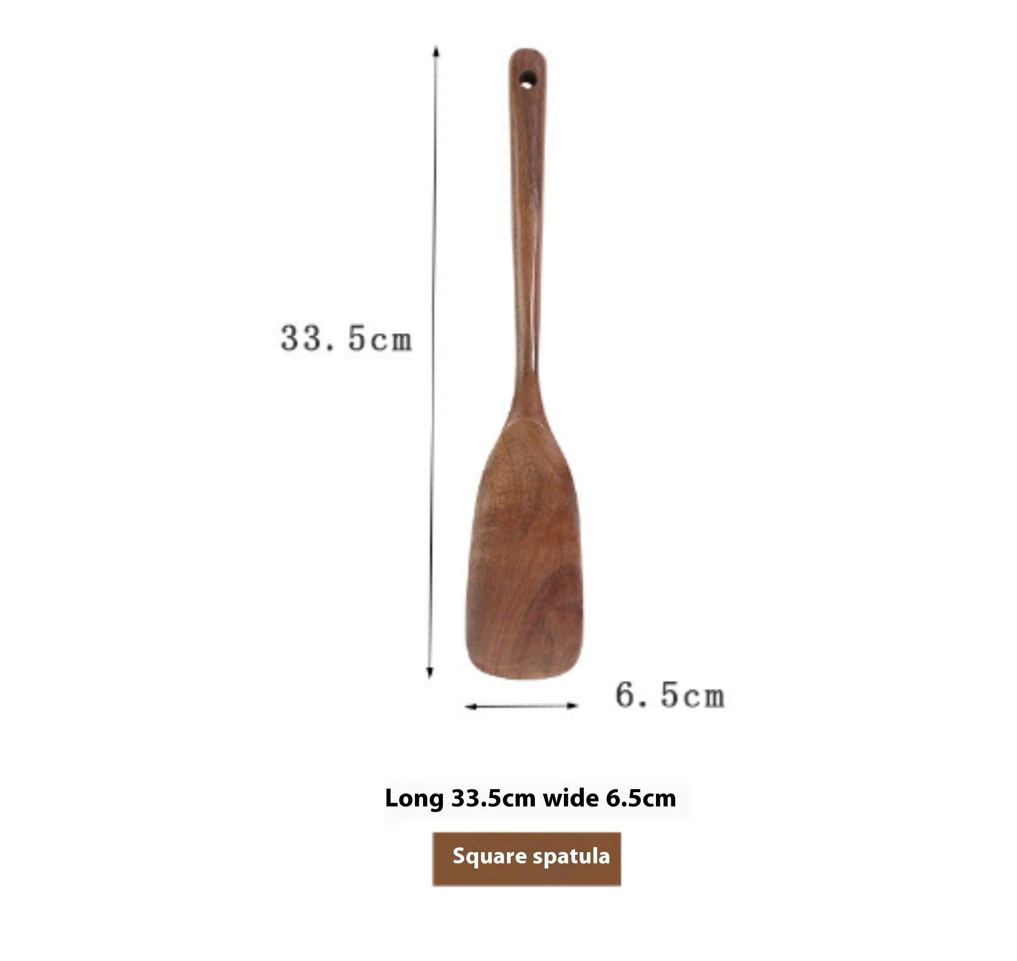 Teak Natural Thai Wood Tableware Spoon Ladle Turner Kitchen Tool Set-22