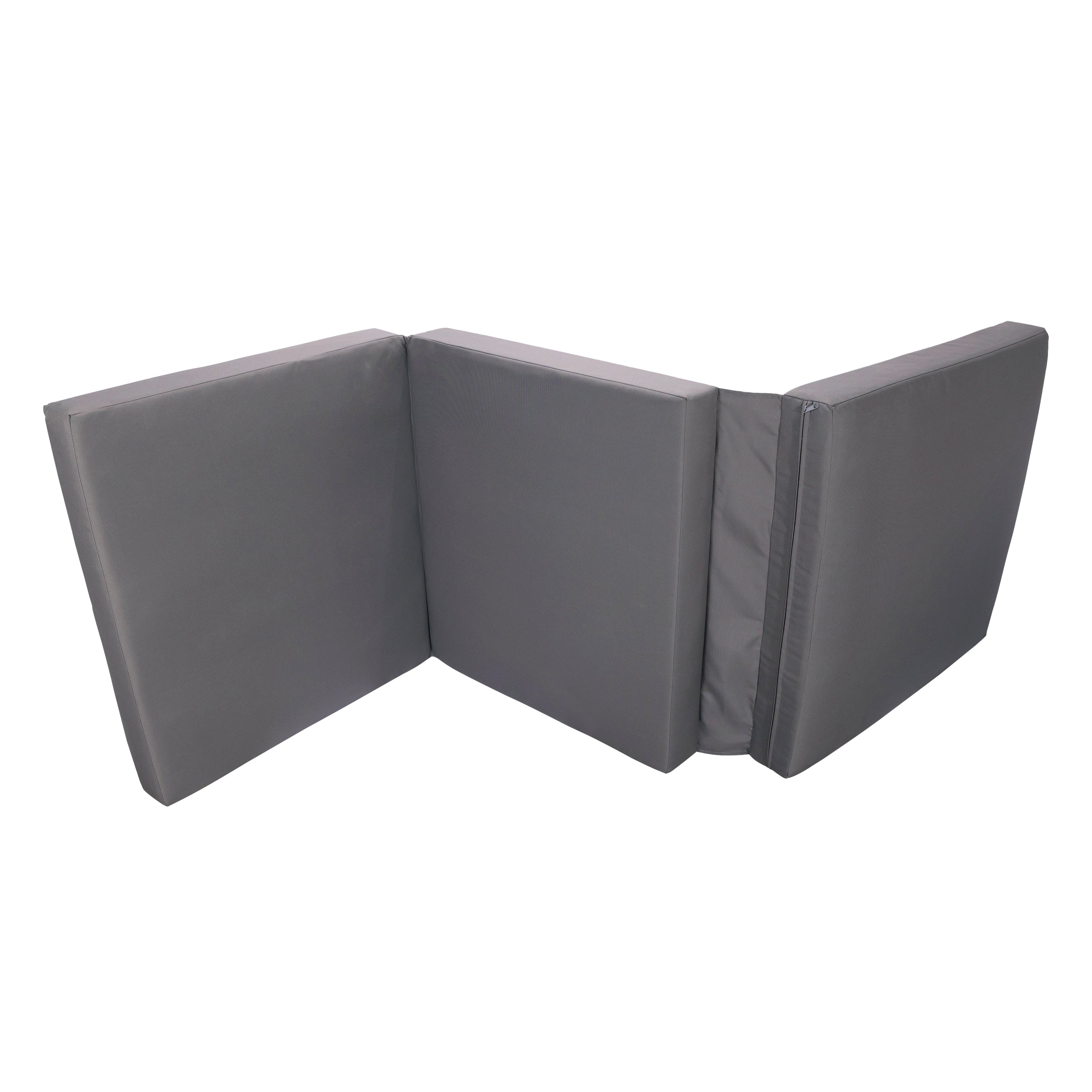Gray Broadway Ian Chaise Lounge Cushion (Triple Folds)