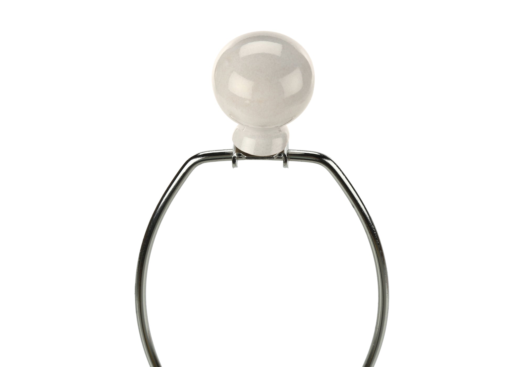 Contemporary 33"h Table Lamp with Ivory Shade and Cream Ceramic Base