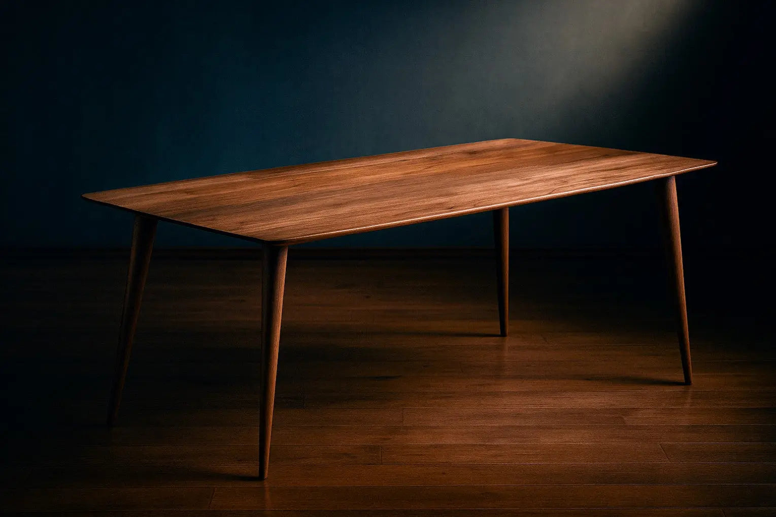 Edge Glued Hardwood Dining Table - Solid Kitchen Table
