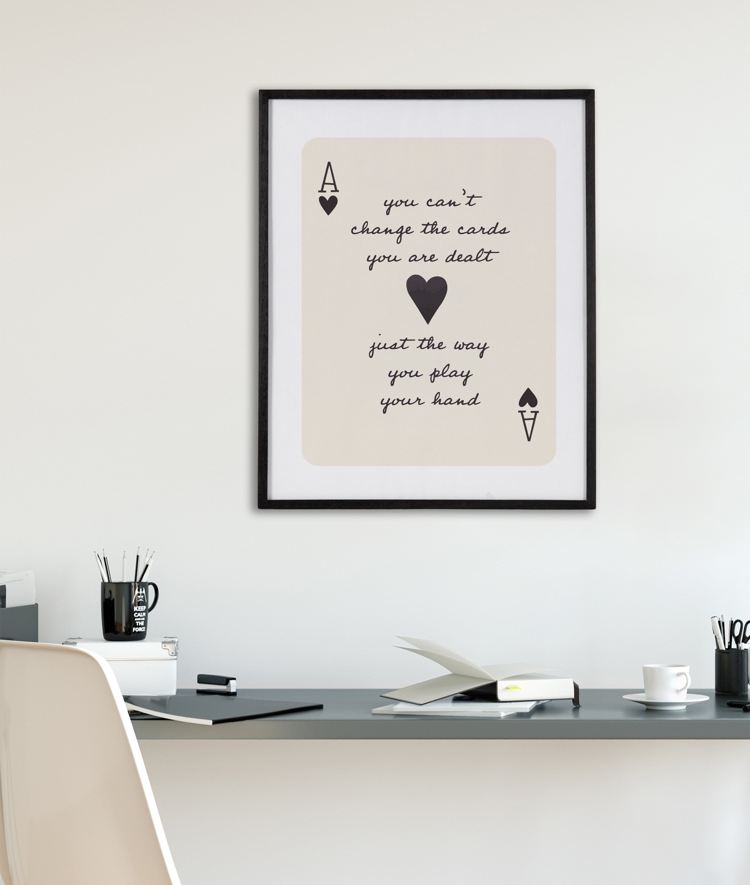 Gallery Ace of Heart Cards Positive Quote Print by The Creative Bunch Studio