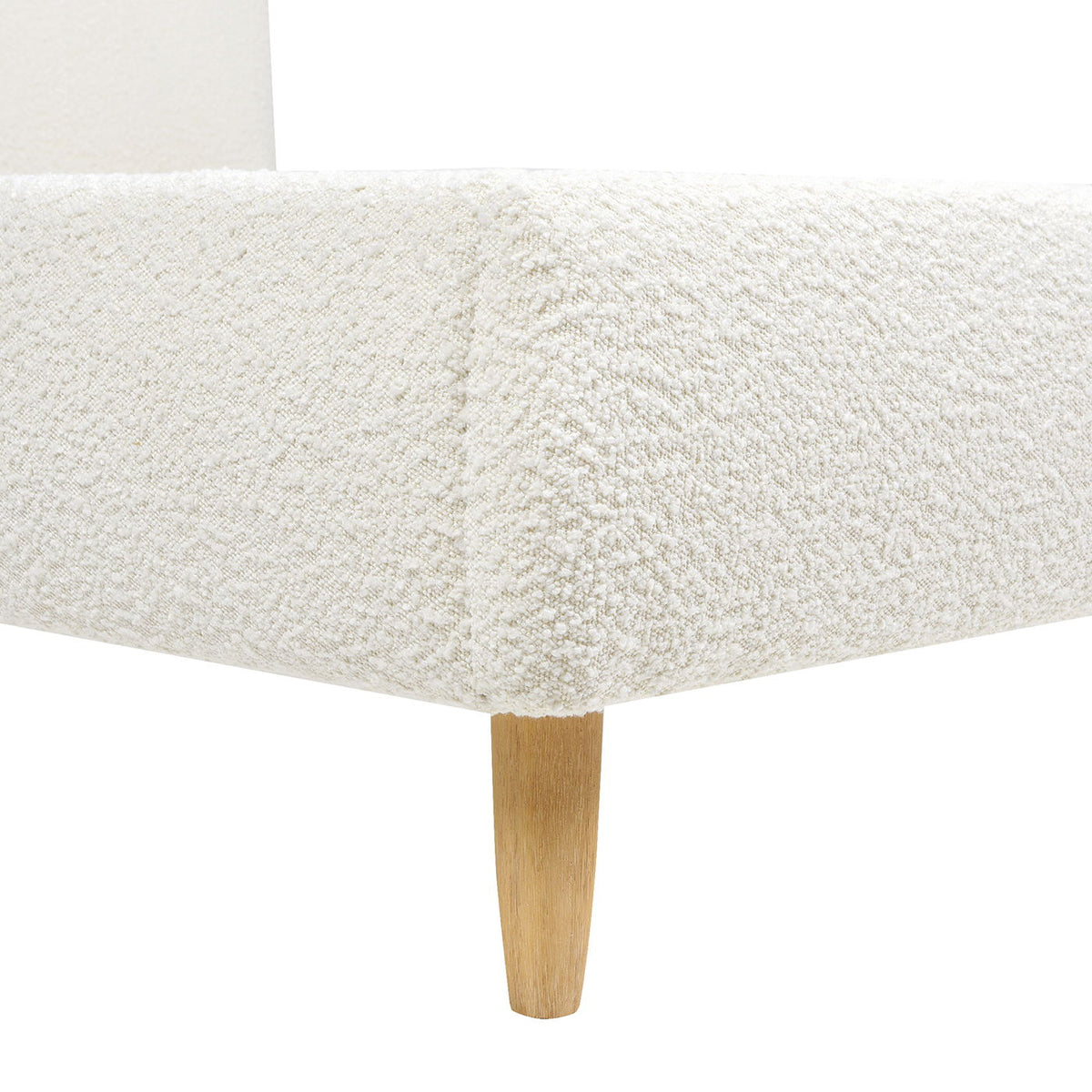 Roman - Curved Headboard Upholstered Platform Bed