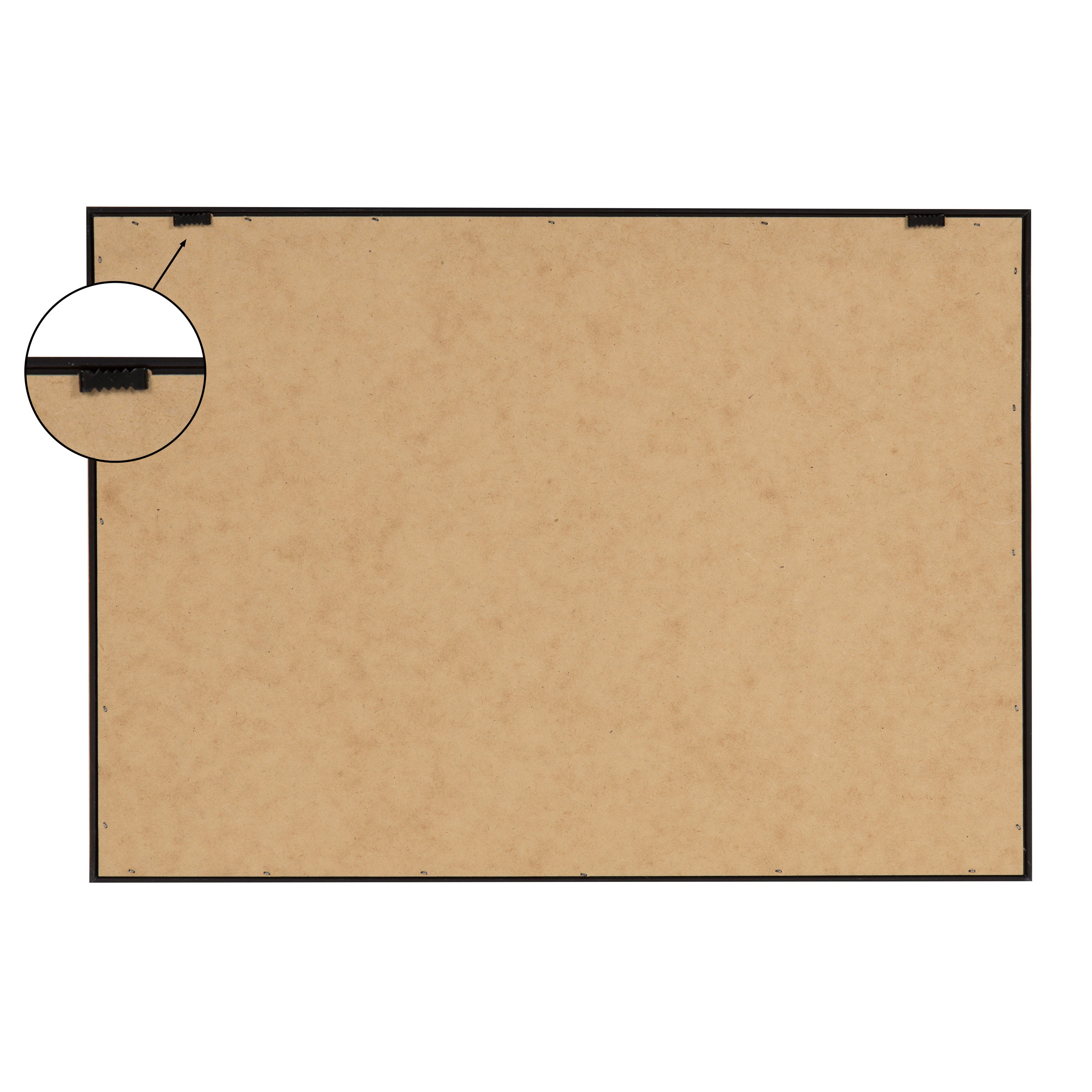 Sylvie Minimalist Evergreen Trees Sketch Framed Canvas by The Creative Bunch Studio