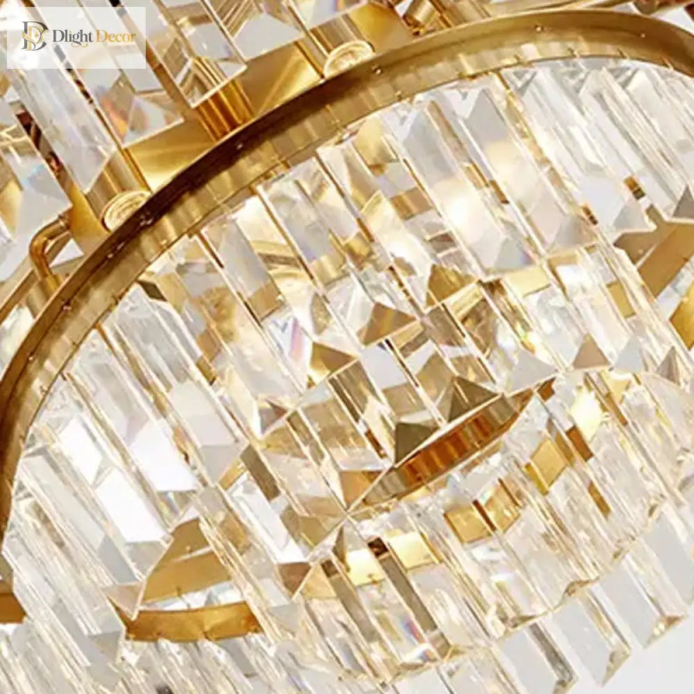 Elara Crystal Chandelier | Modern Dining Room Lighting