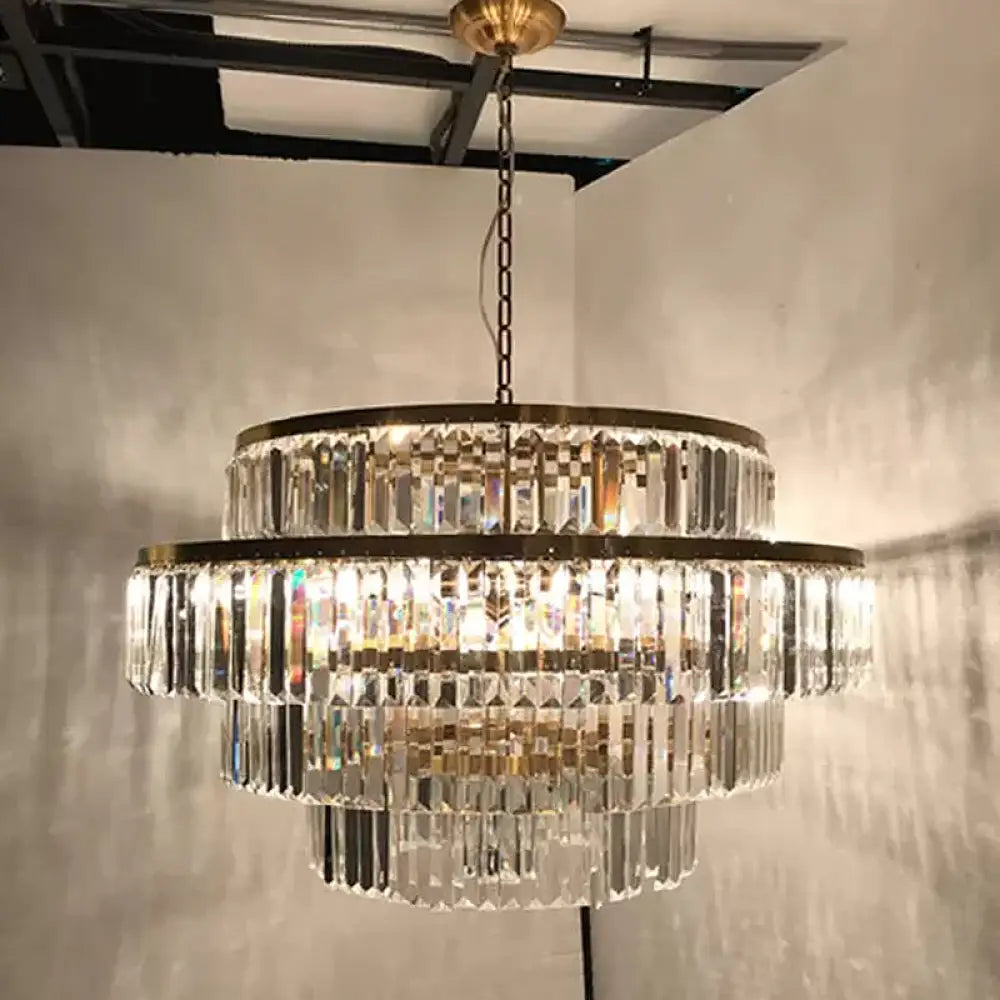 Elara Crystal Chandelier | Modern Dining Room Lighting