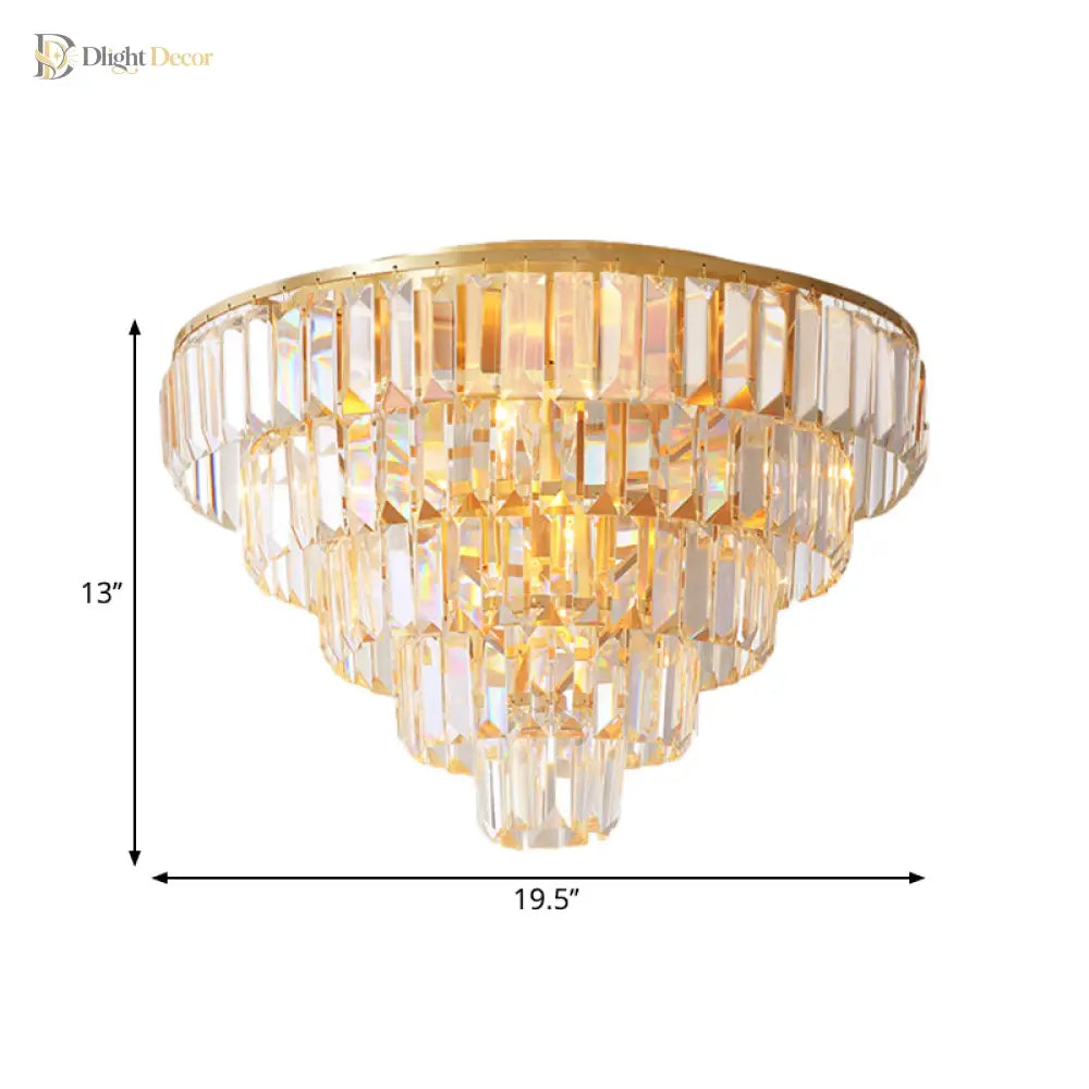 Eleanor Modern Crystal Chandelier | Dining Room Lighting