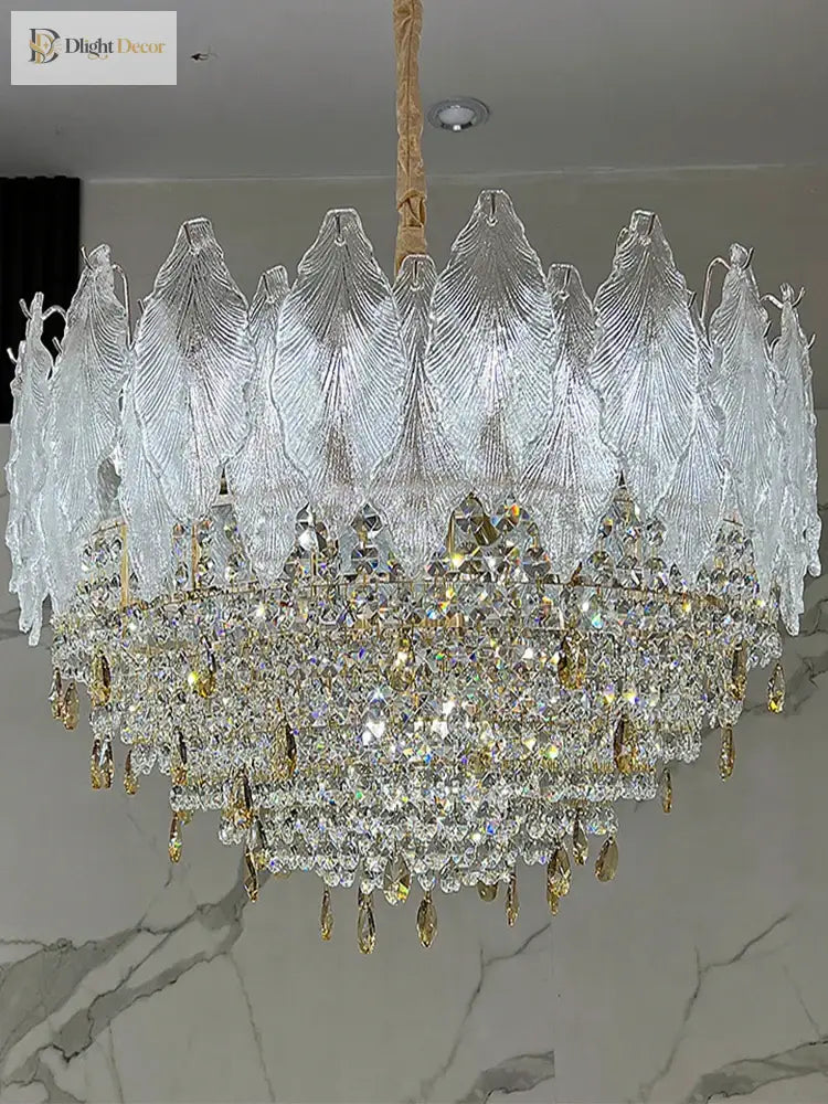 Elegant Crystal Chandelier | Dining & Kitchen Lighting