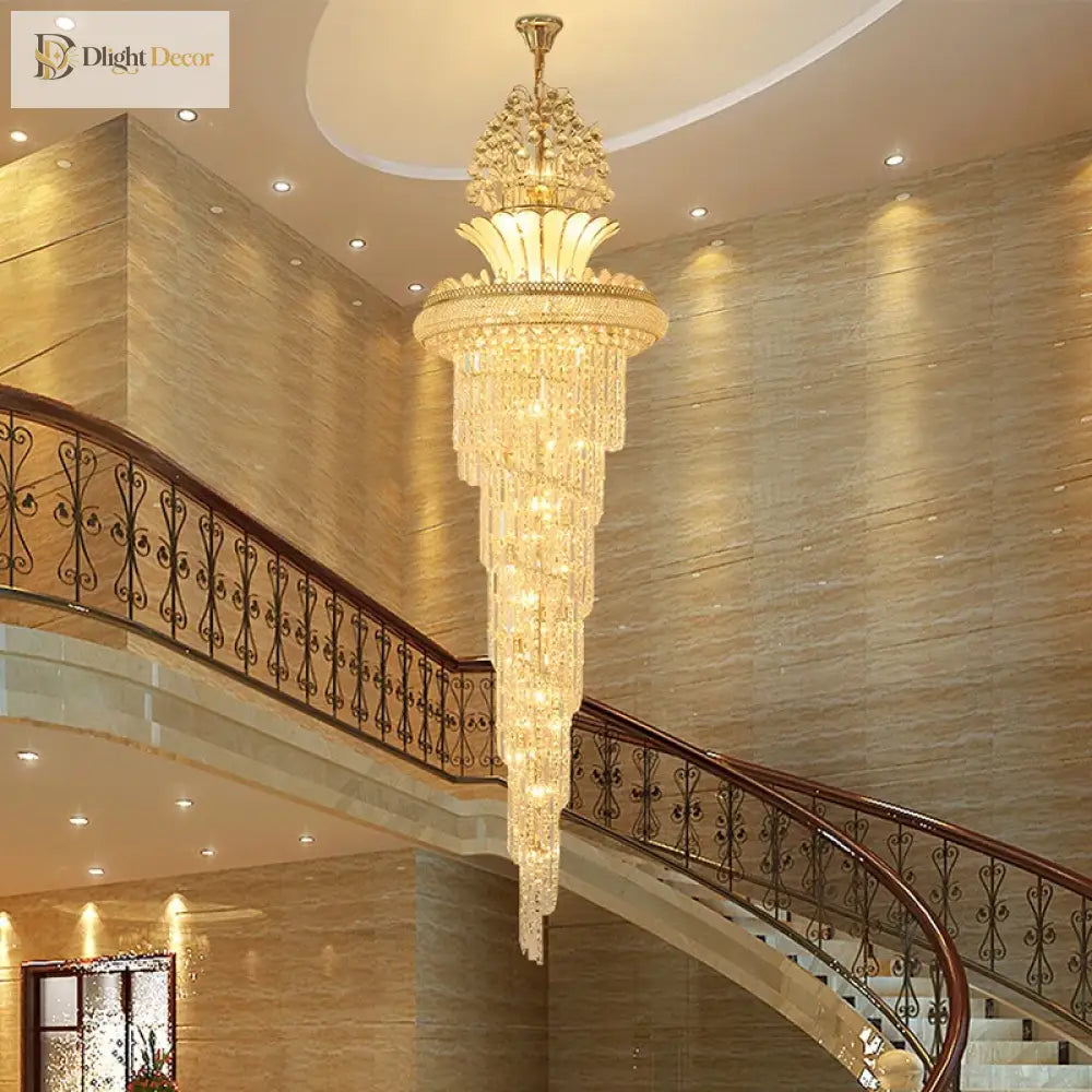 Elegant Crystal Chandelier | Hallway & Entry Home Lighting
