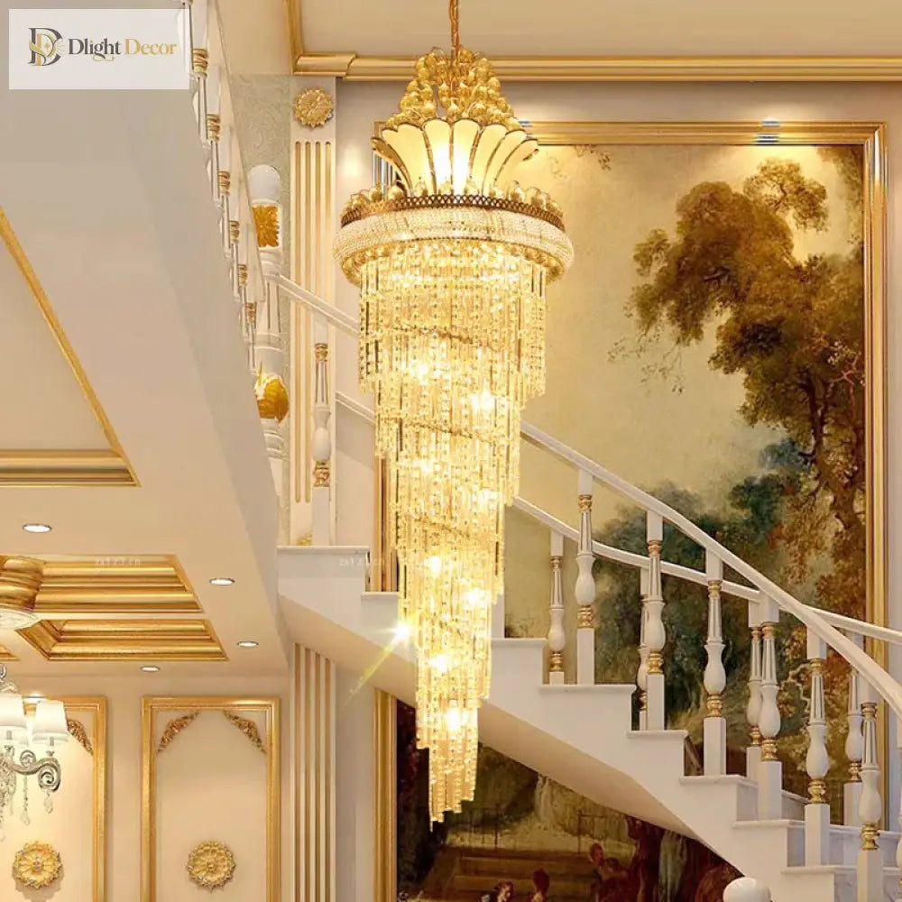 Elegant Crystal Chandelier | Hallway & Entry Home Lighting