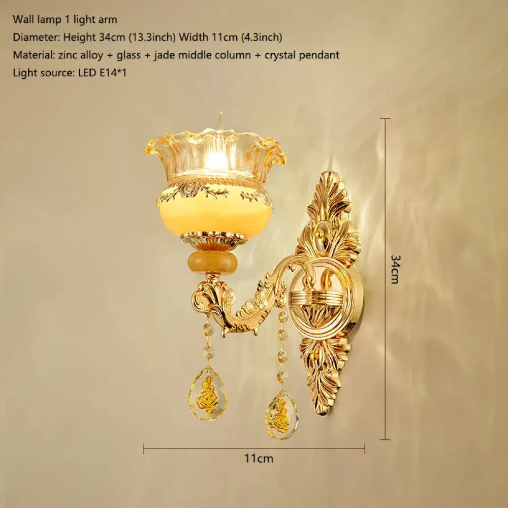 Elegant Crystal Chandelier | Modern Bedroom Lighting