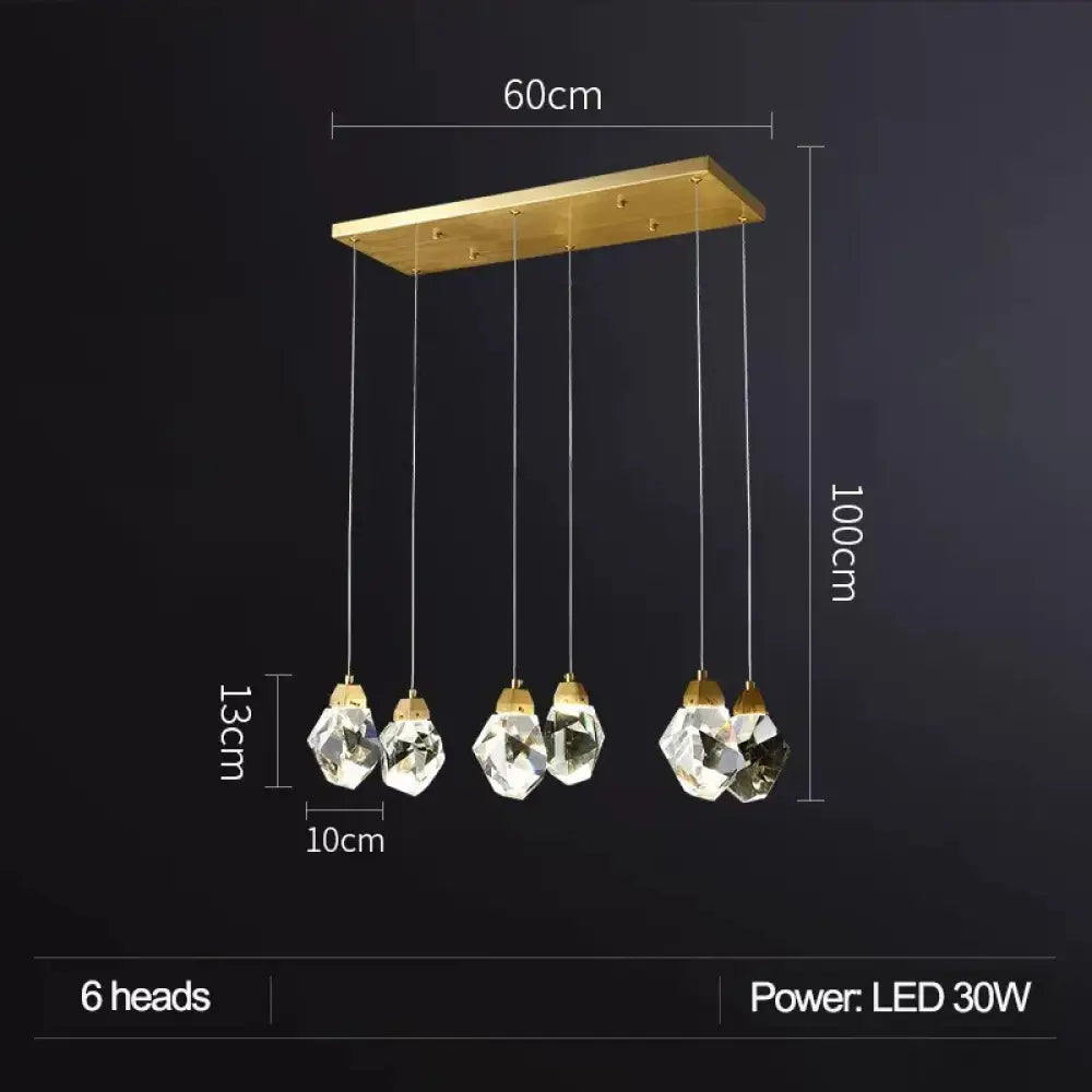Elegant Crystal Chandelier | Modern Living Room Lighting