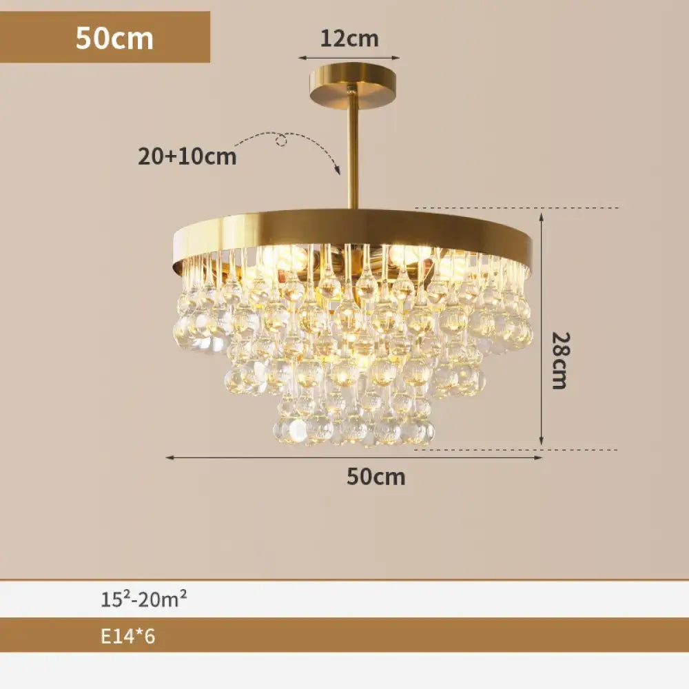 Elegant Gold Chandelier | Dining Room Home Lighting