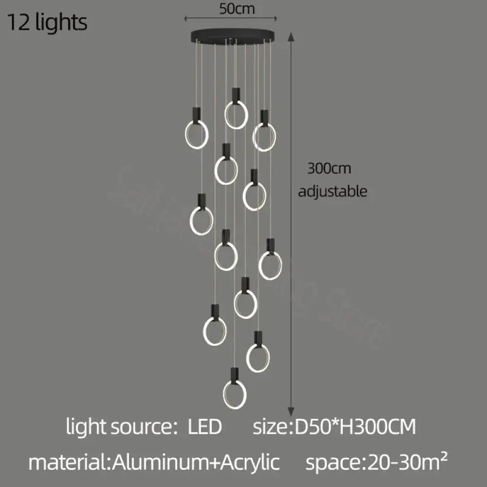Elegant LED Chandelier | Living Room & Lounge Lighting