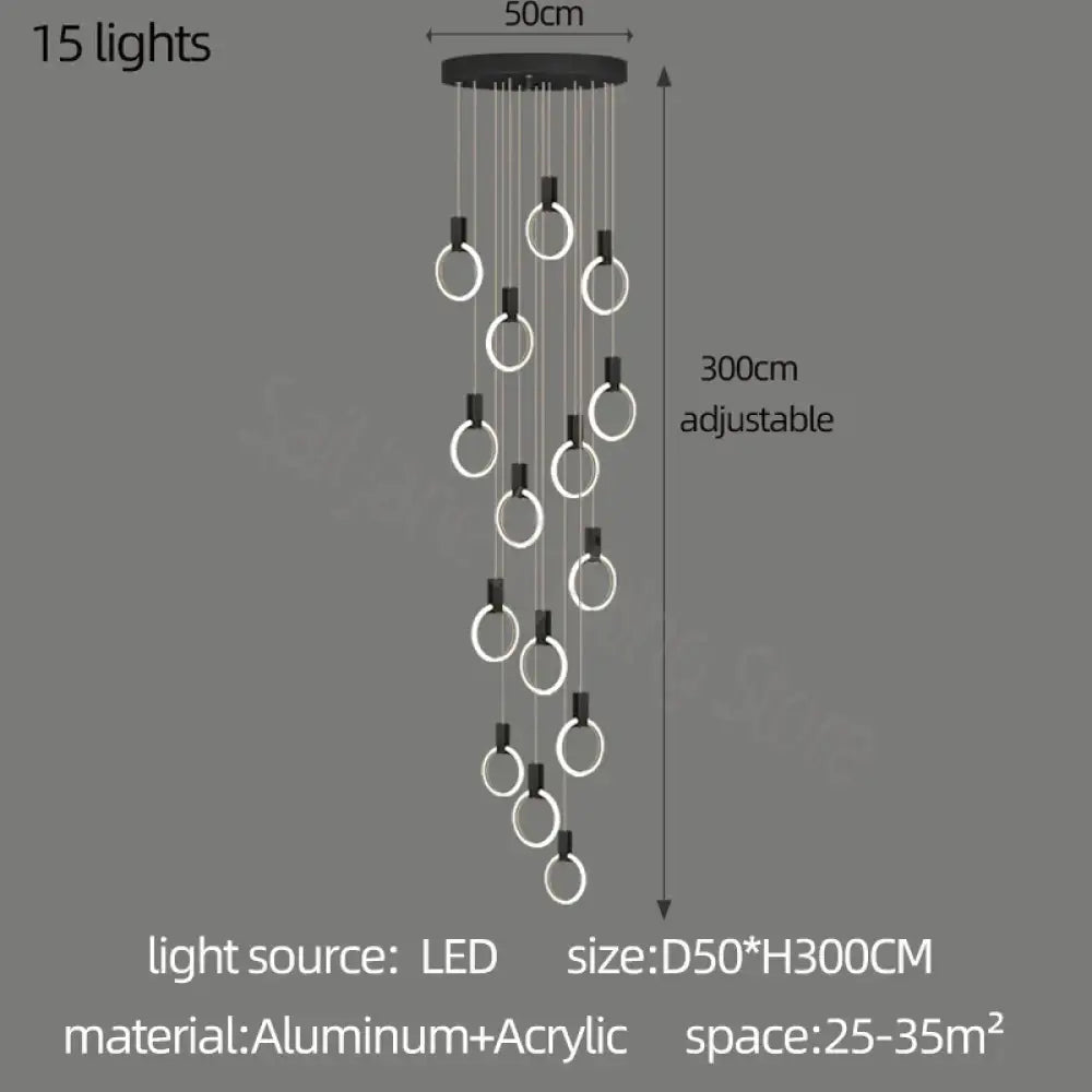 Elegant LED Chandelier | Living Room & Lounge Lighting