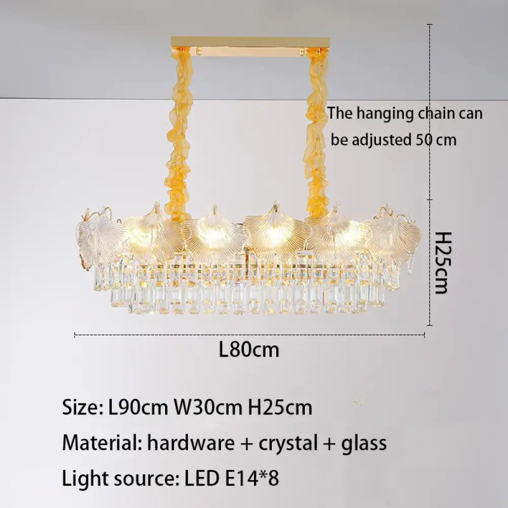 Elegant LED Crystal Chandelier | Modern Bedroom Lighting