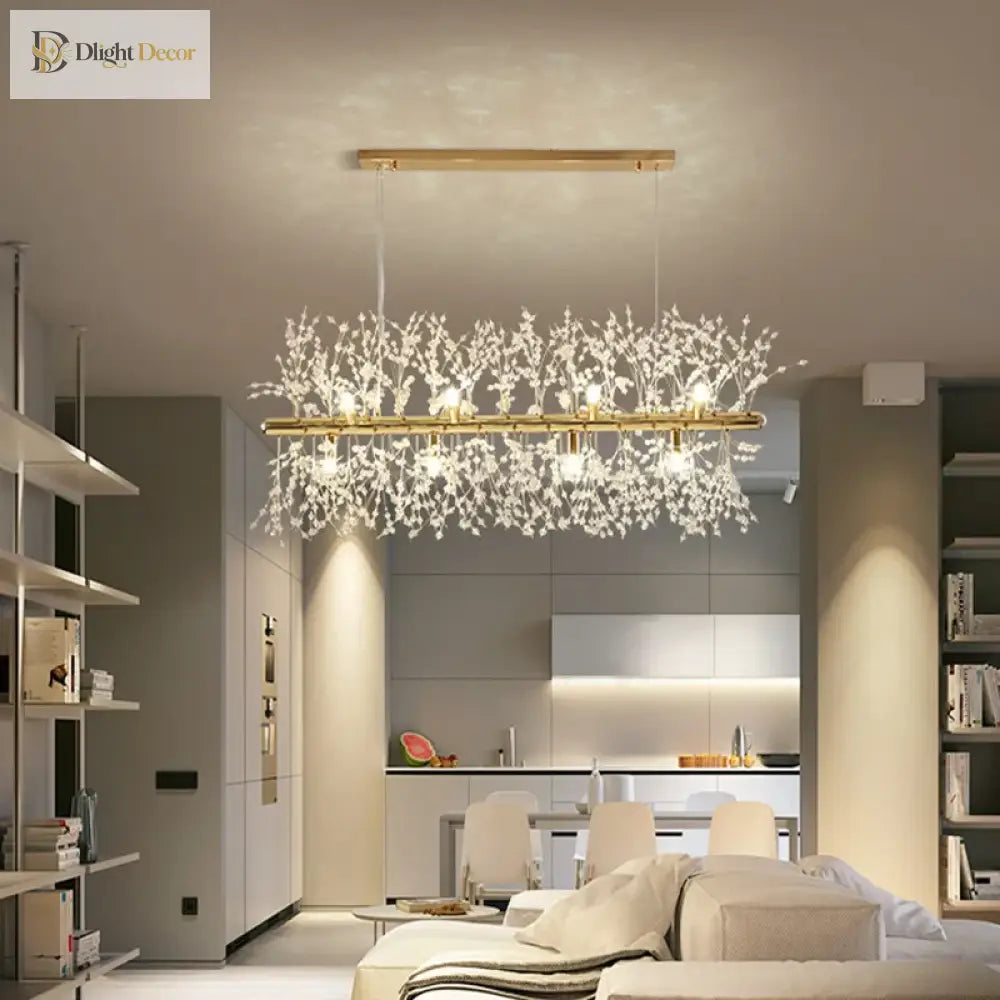 Elegant LED Nordic Chandelier | Living Room Home Lighting