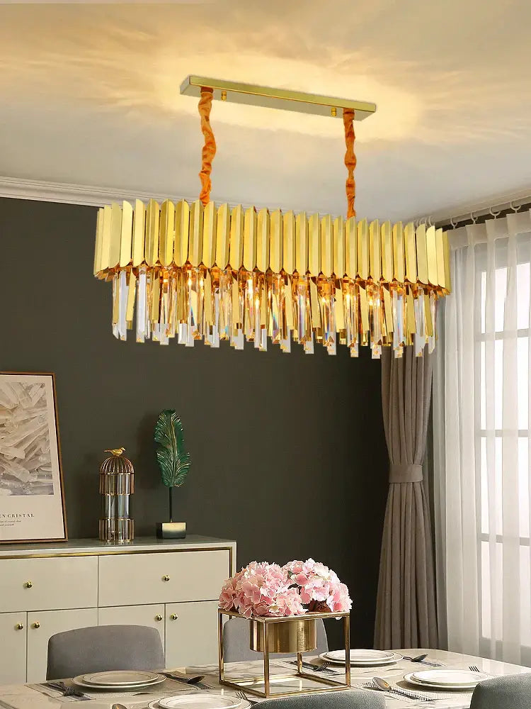 Elegant Modern Chandelier | Modern Dining Room Lighting