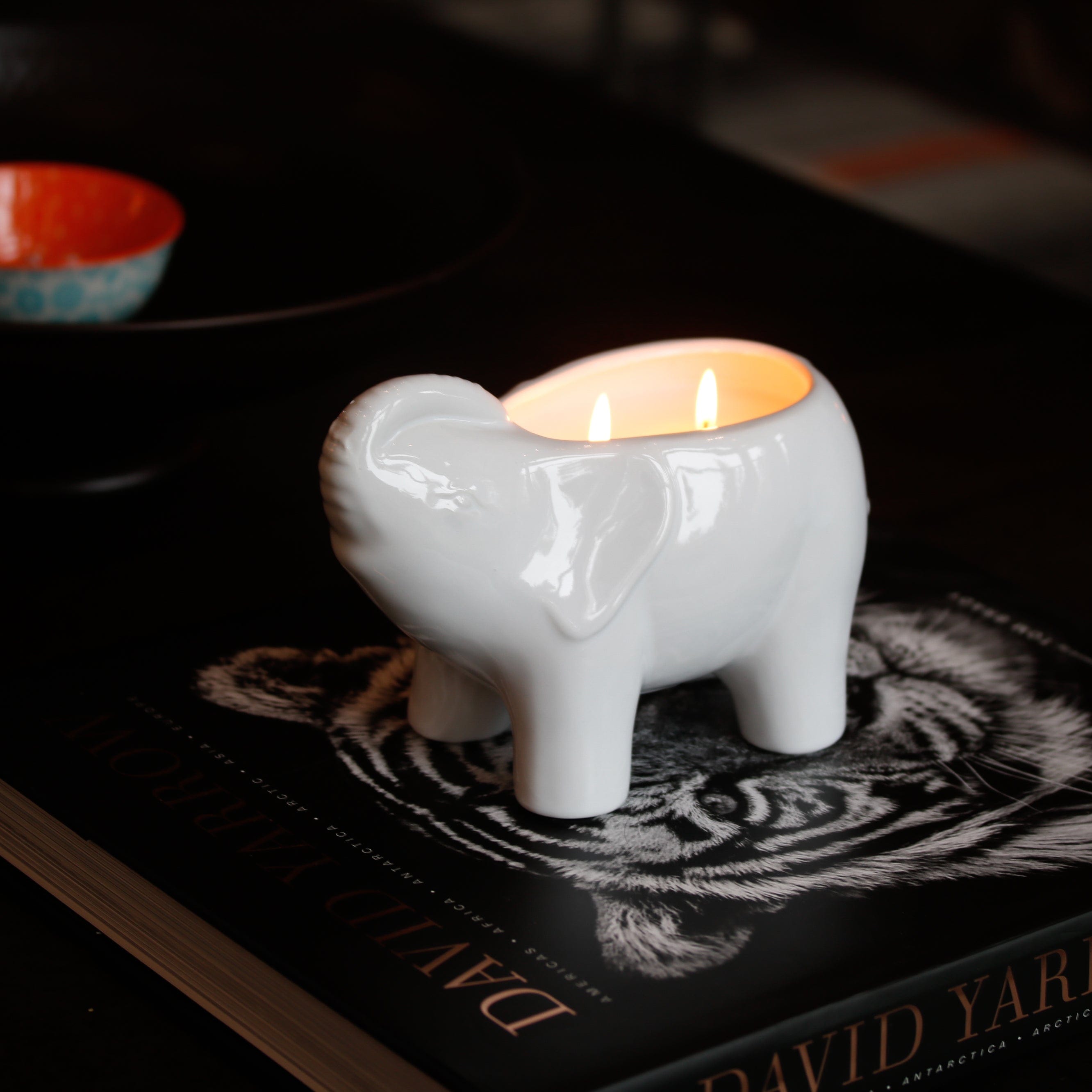 White Elephant Candle-1