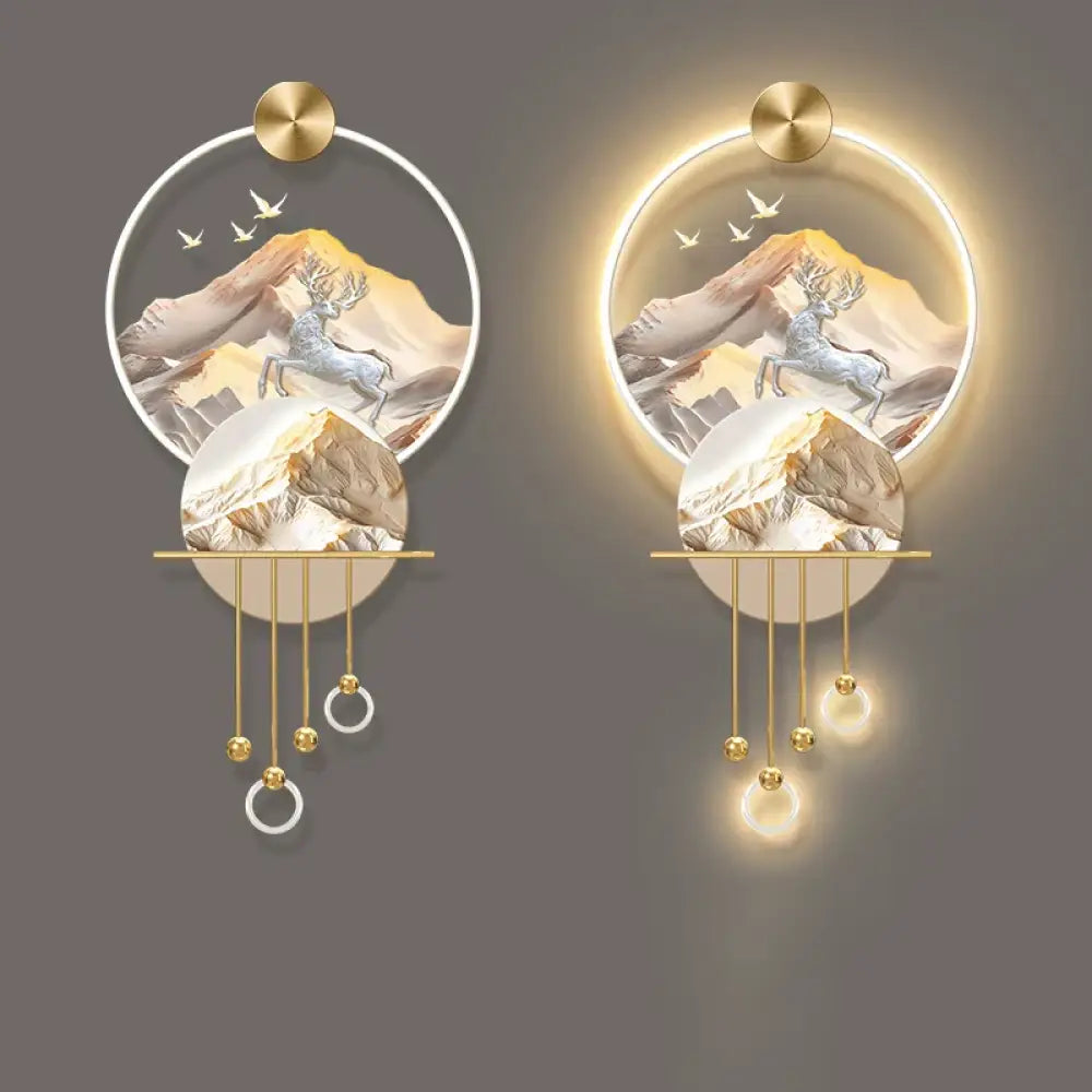 Elk LED Wall Art Light | Modern Interior Home Lighting