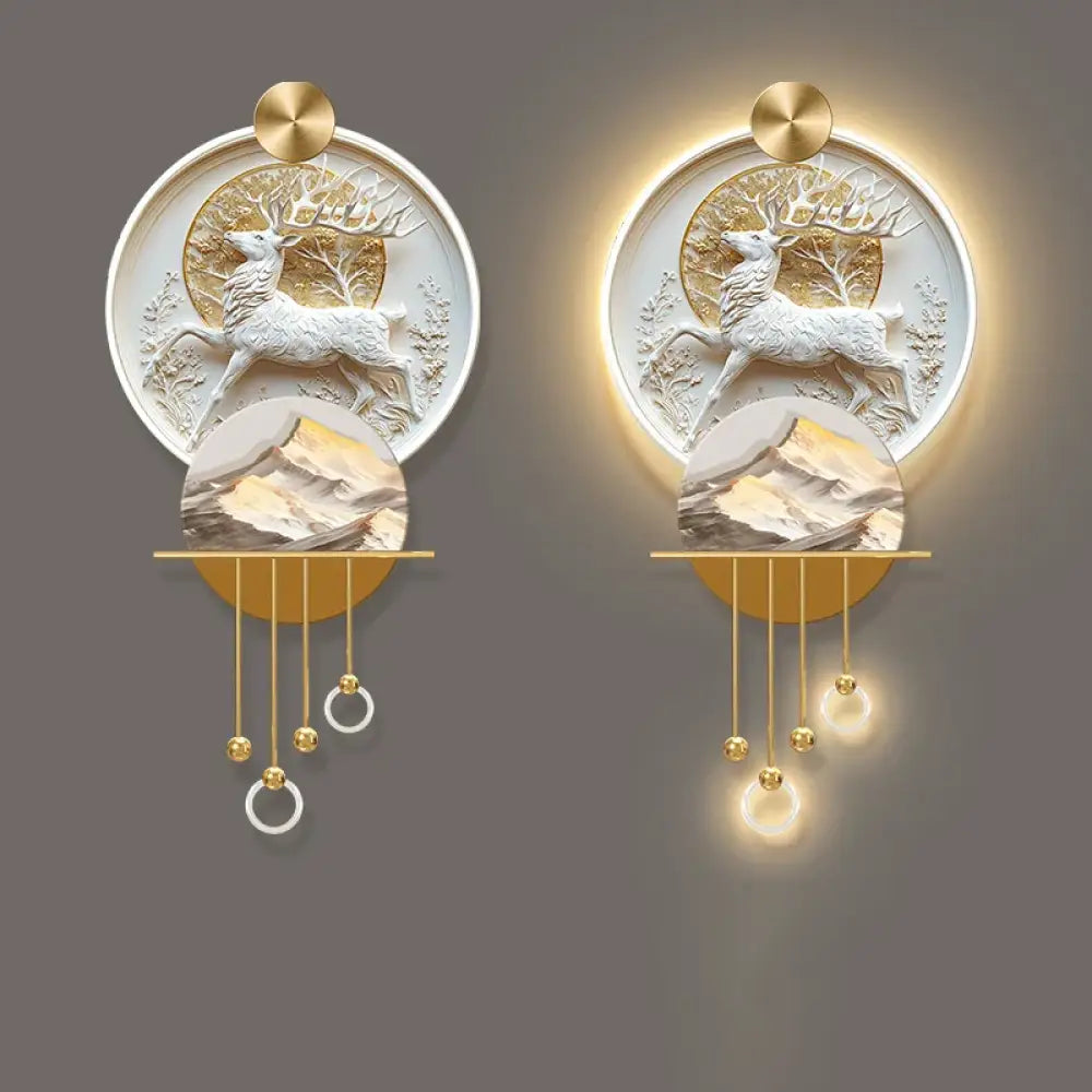 Elk LED Wall Art Light | Modern Interior Home Lighting