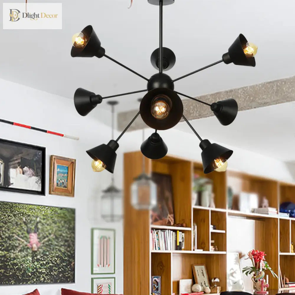 Embrace Mid-Century Chandelier | Dining Room Home Lighting