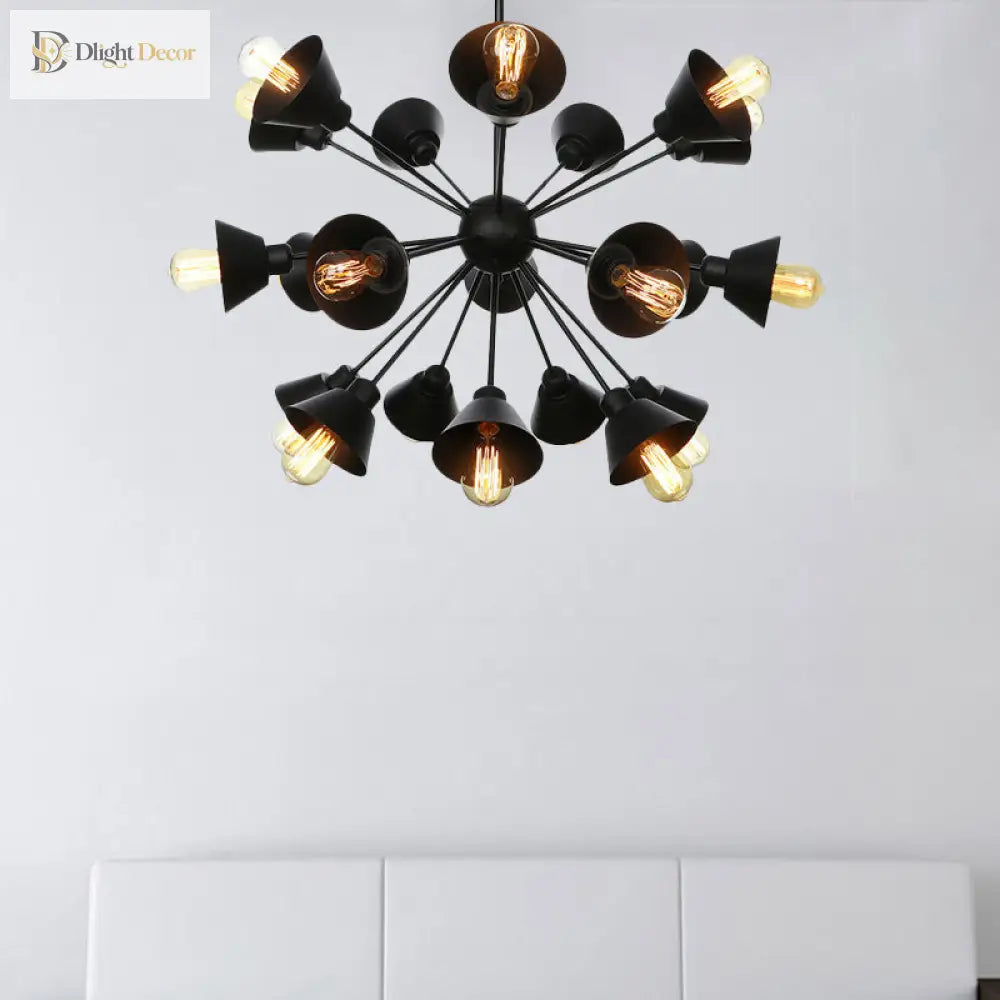Embrace Mid-Century Chandelier | Dining Room Home Lighting