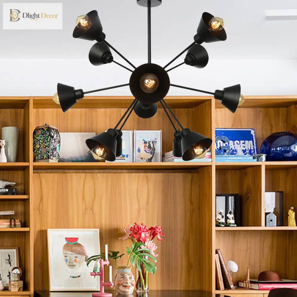 Embrace Mid-Century Chandelier | Dining Room Home Lighting