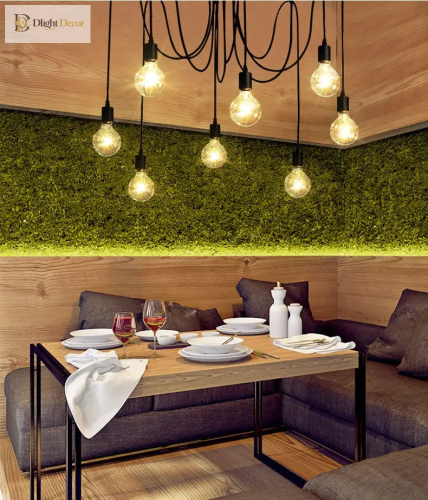 Emma LED Adjustable Chandelier | Dining Room Home Lighting