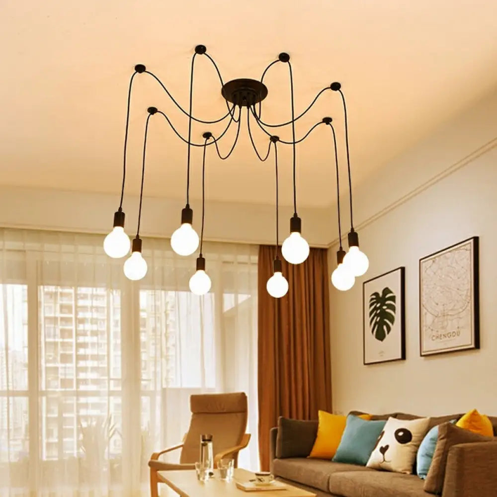 Emma LED Adjustable Chandelier | Dining Room Home Lighting