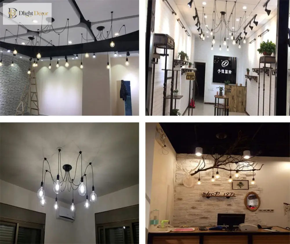 Emma LED Adjustable Chandelier | Dining Room Home Lighting